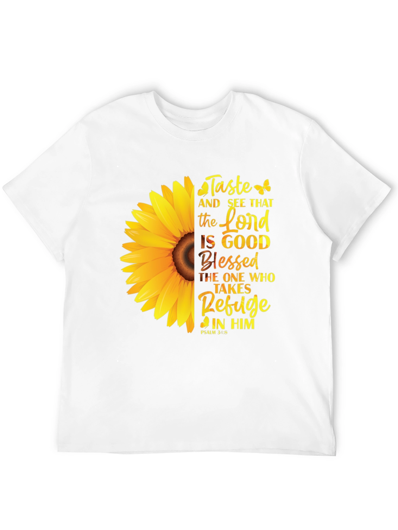 Taste and See T-Shirt - Sunflower Christian Tee