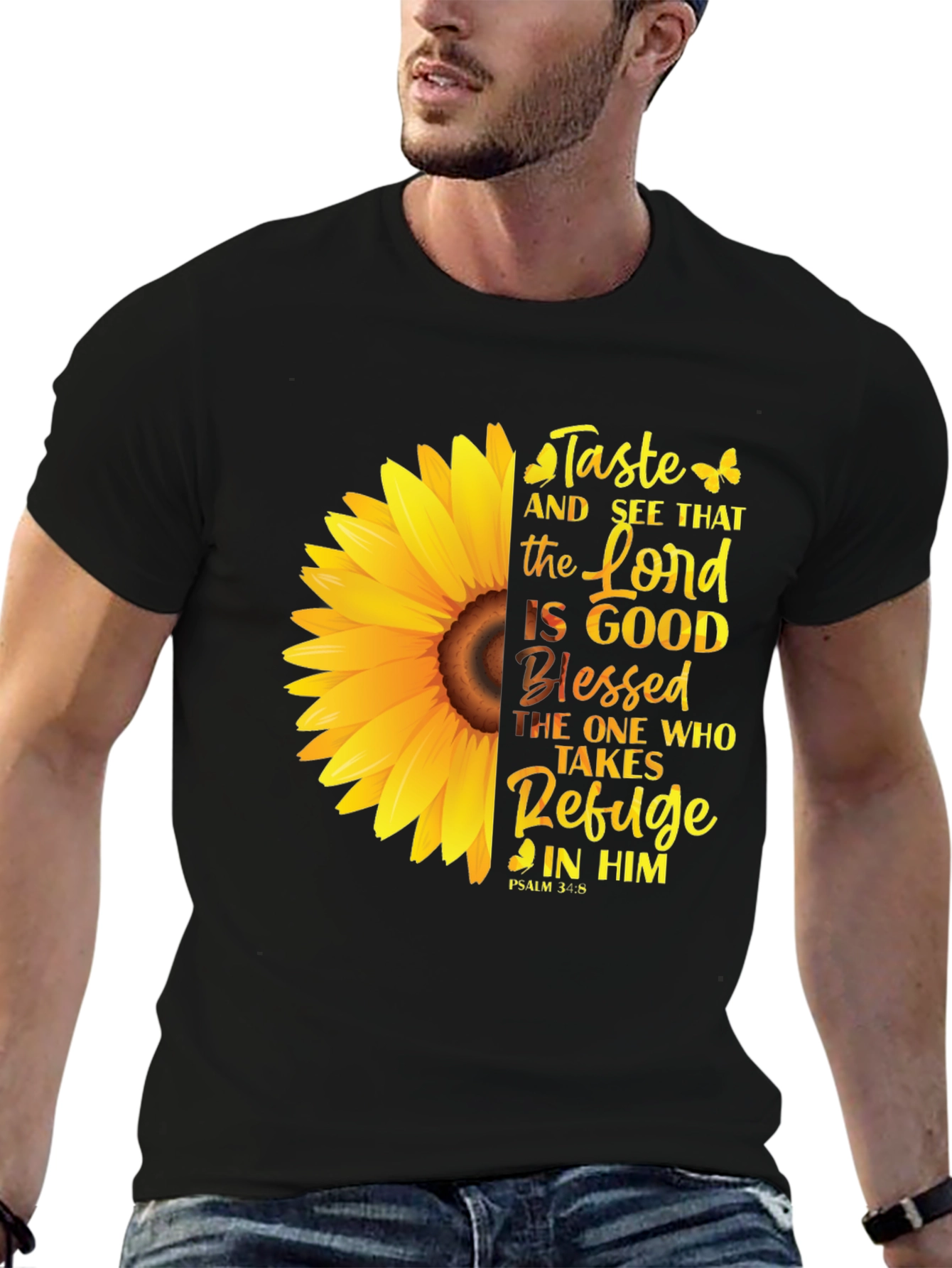 Taste and See T-Shirt - Sunflower Christian Tee