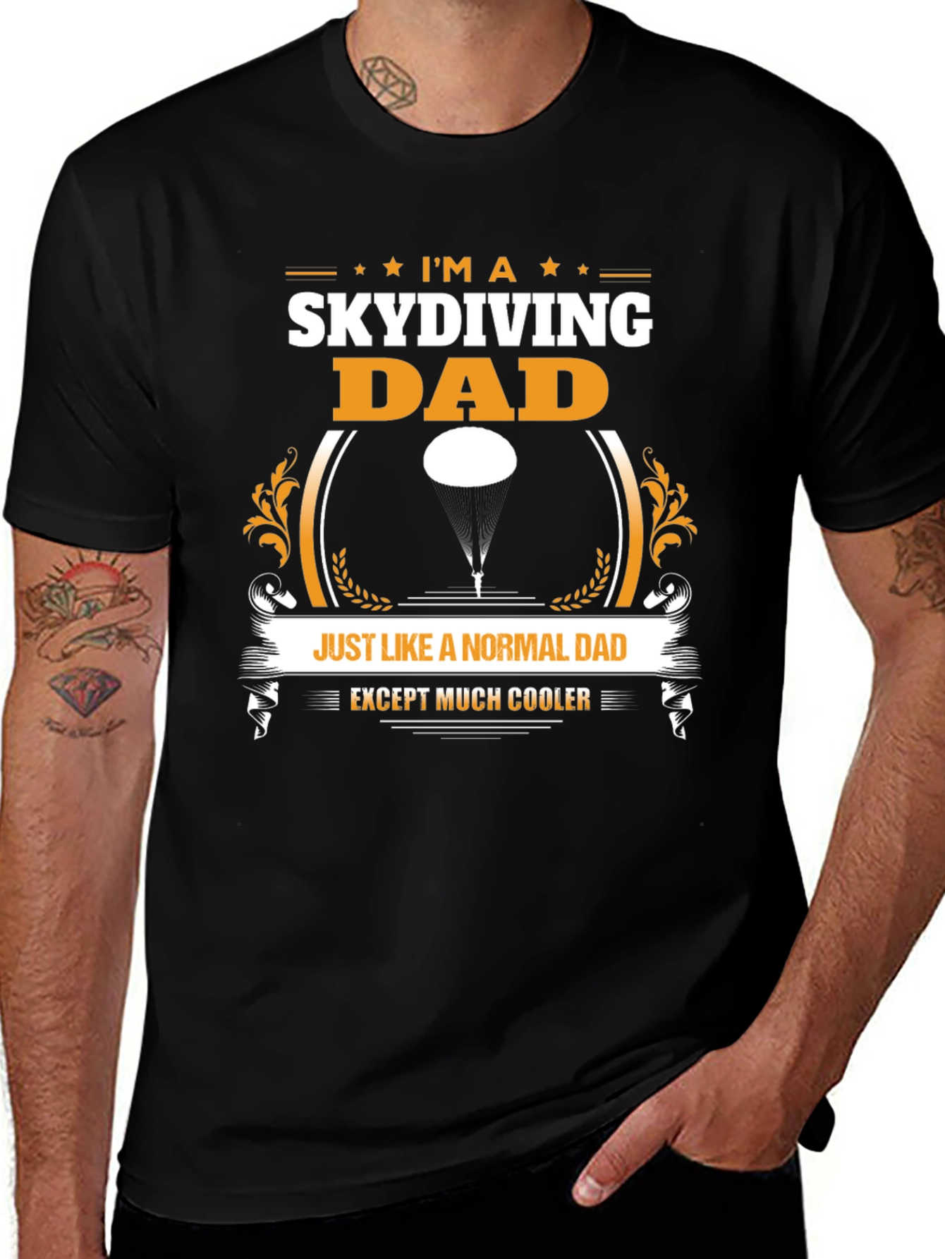 Skydiving Dad T-Shirt - Coolest Dad Ever