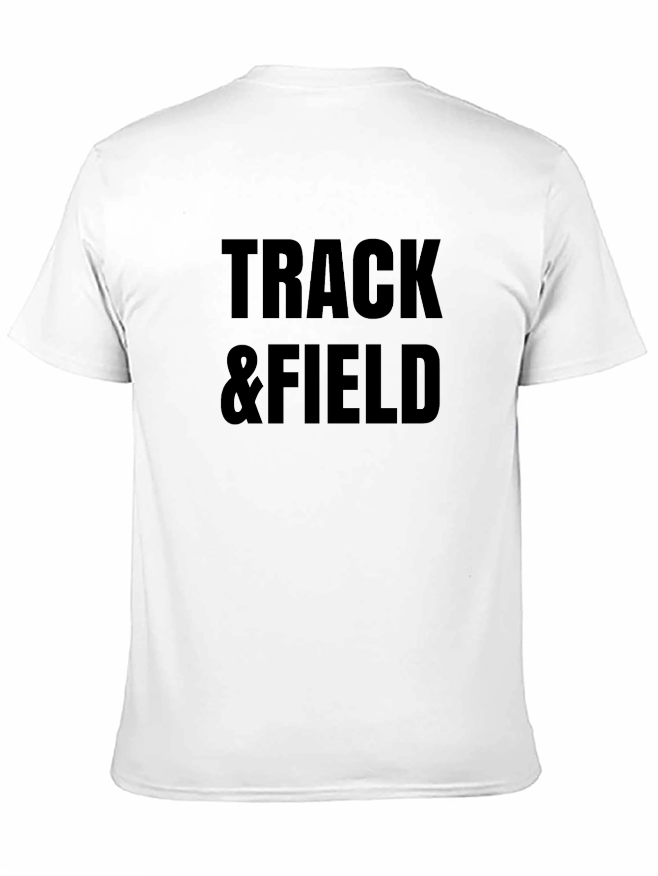 Track & Field Graphic Tee - Black