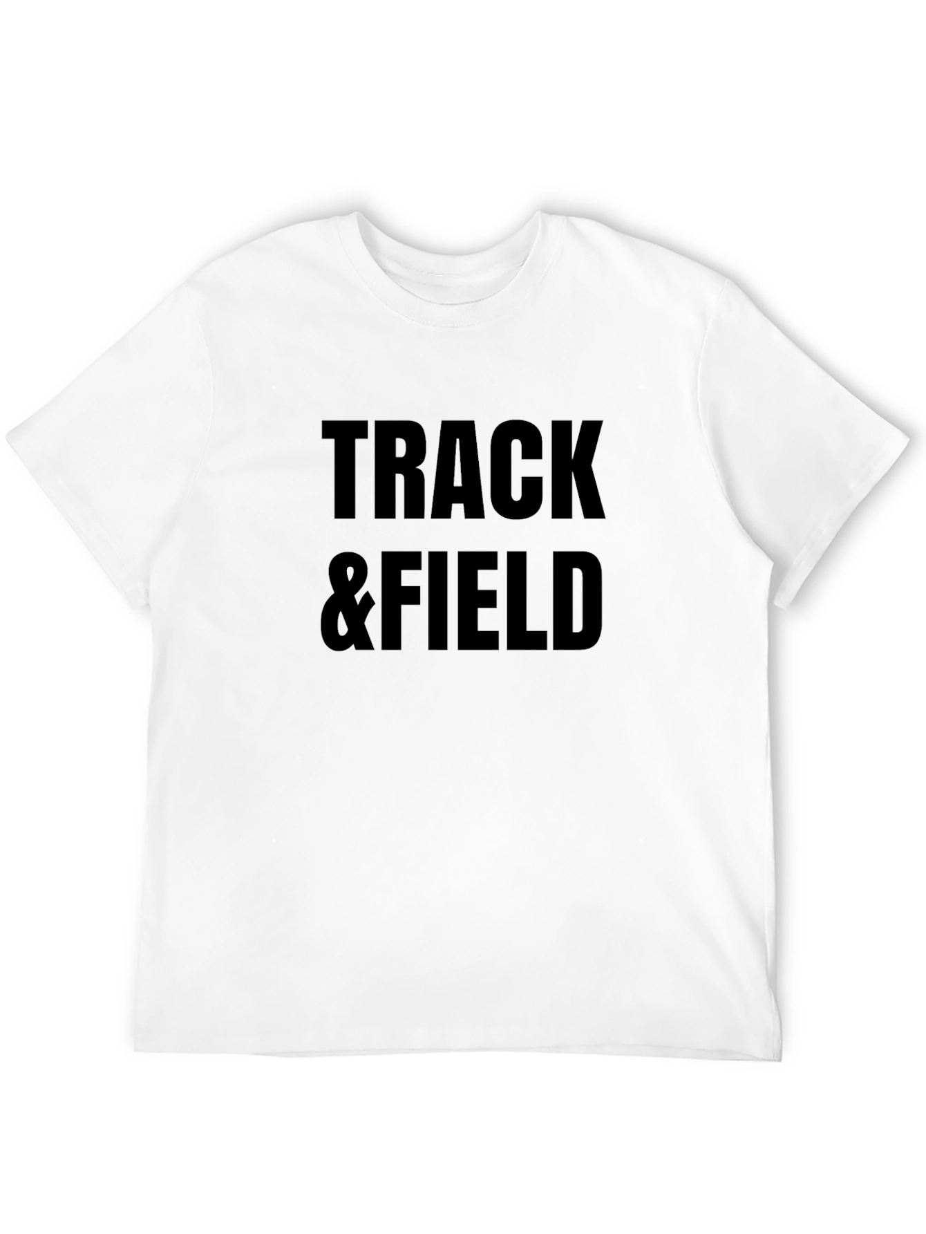 Track & Field Graphic Tee - Black