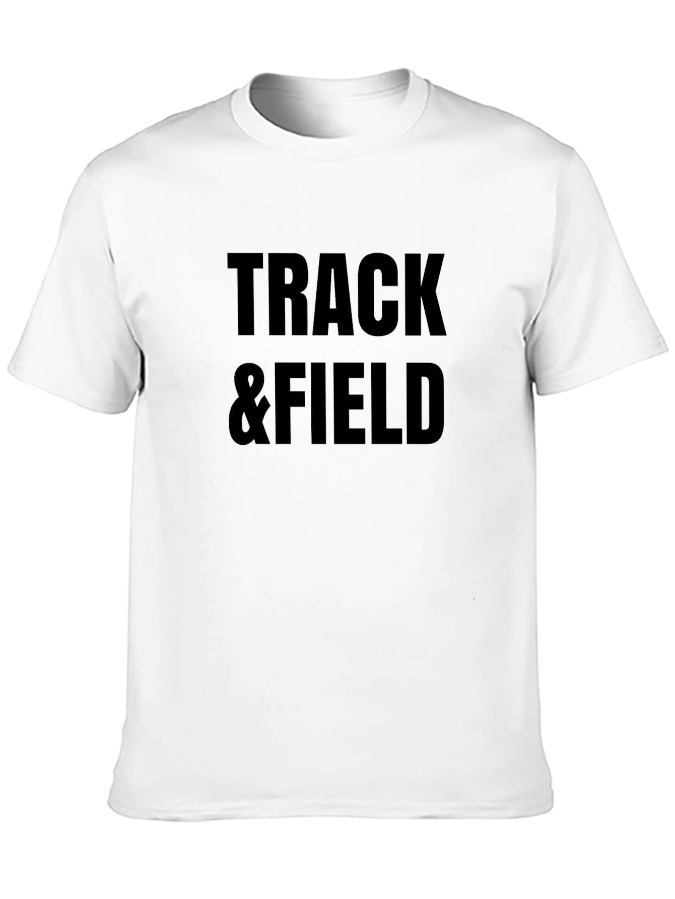 Track & Field Graphic Tee - Black