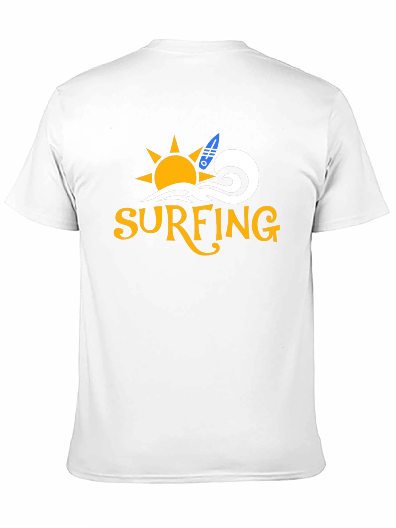 Surfing Graphic Black T-Shirt