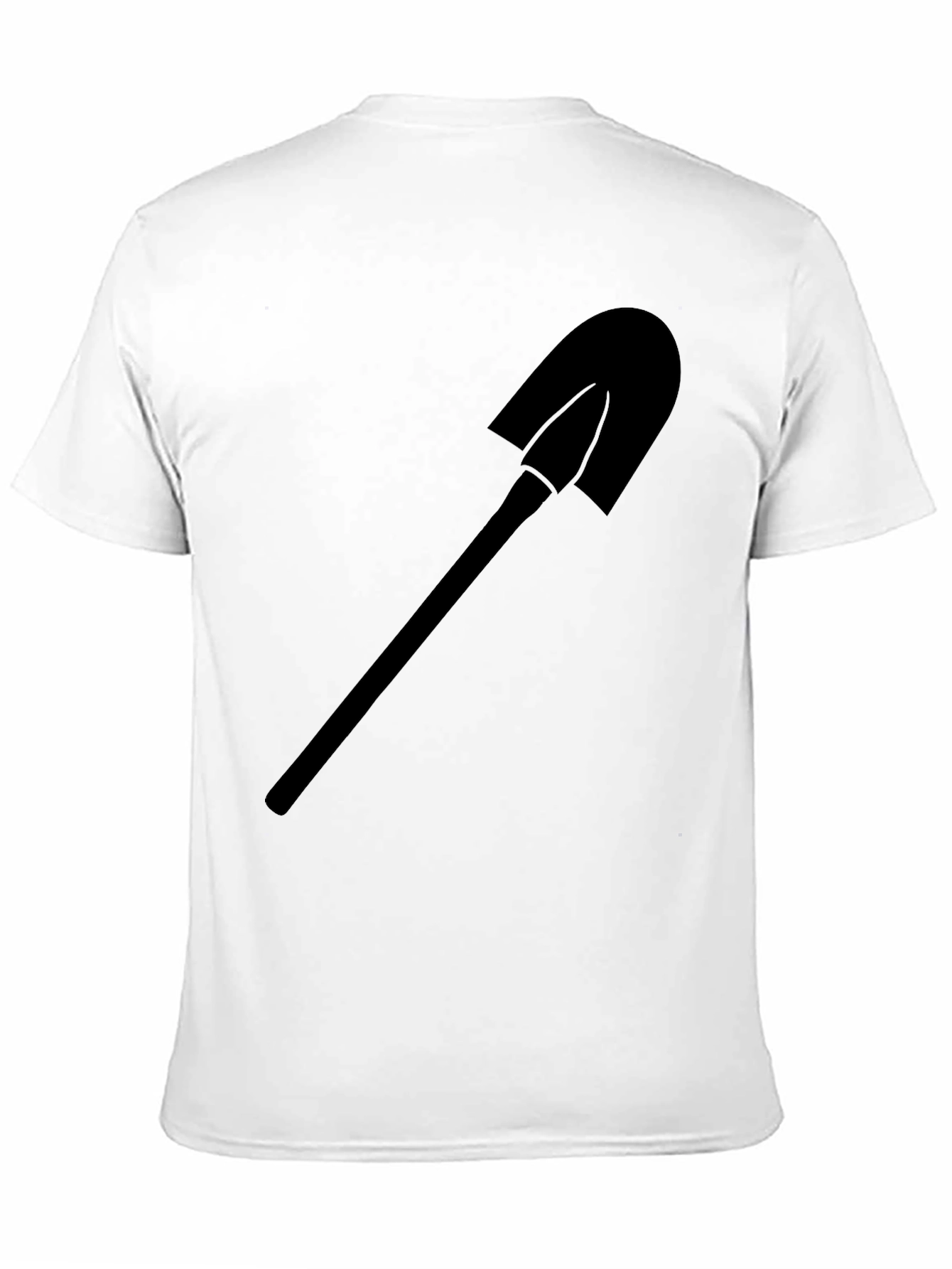 Shovel Graphic Tee - Black Cotton Blend
