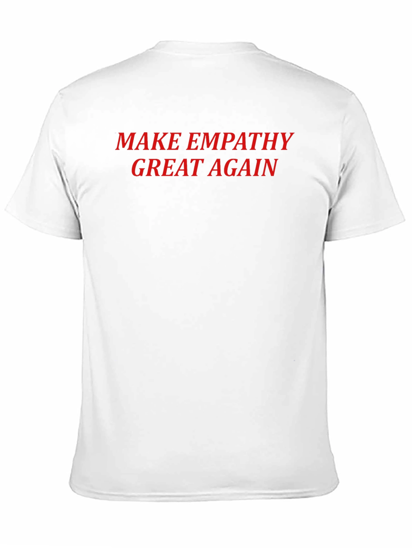 Empathy Slogan Tee - Black T-Shirt