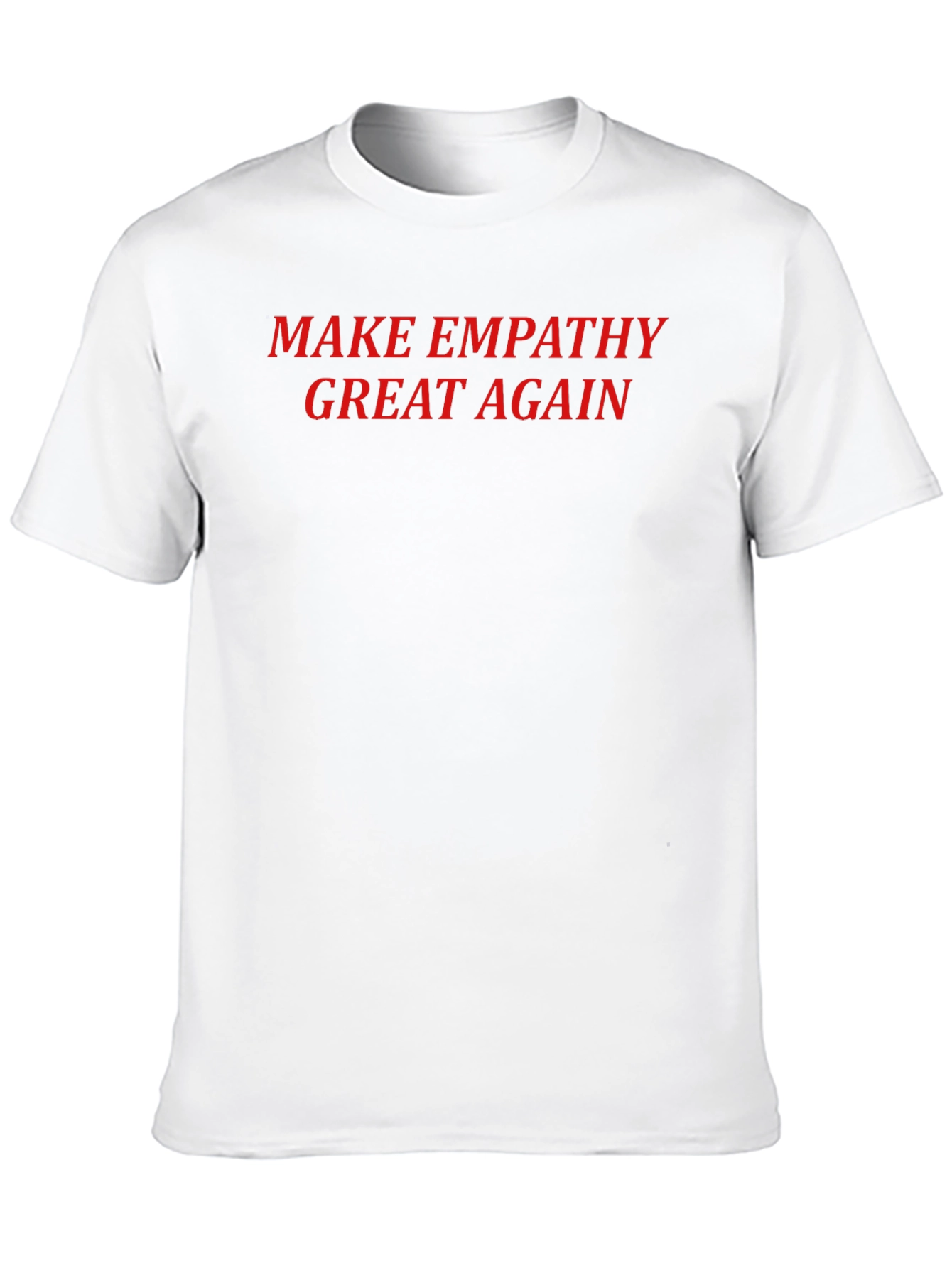 Empathy Slogan Tee - Black T-Shirt