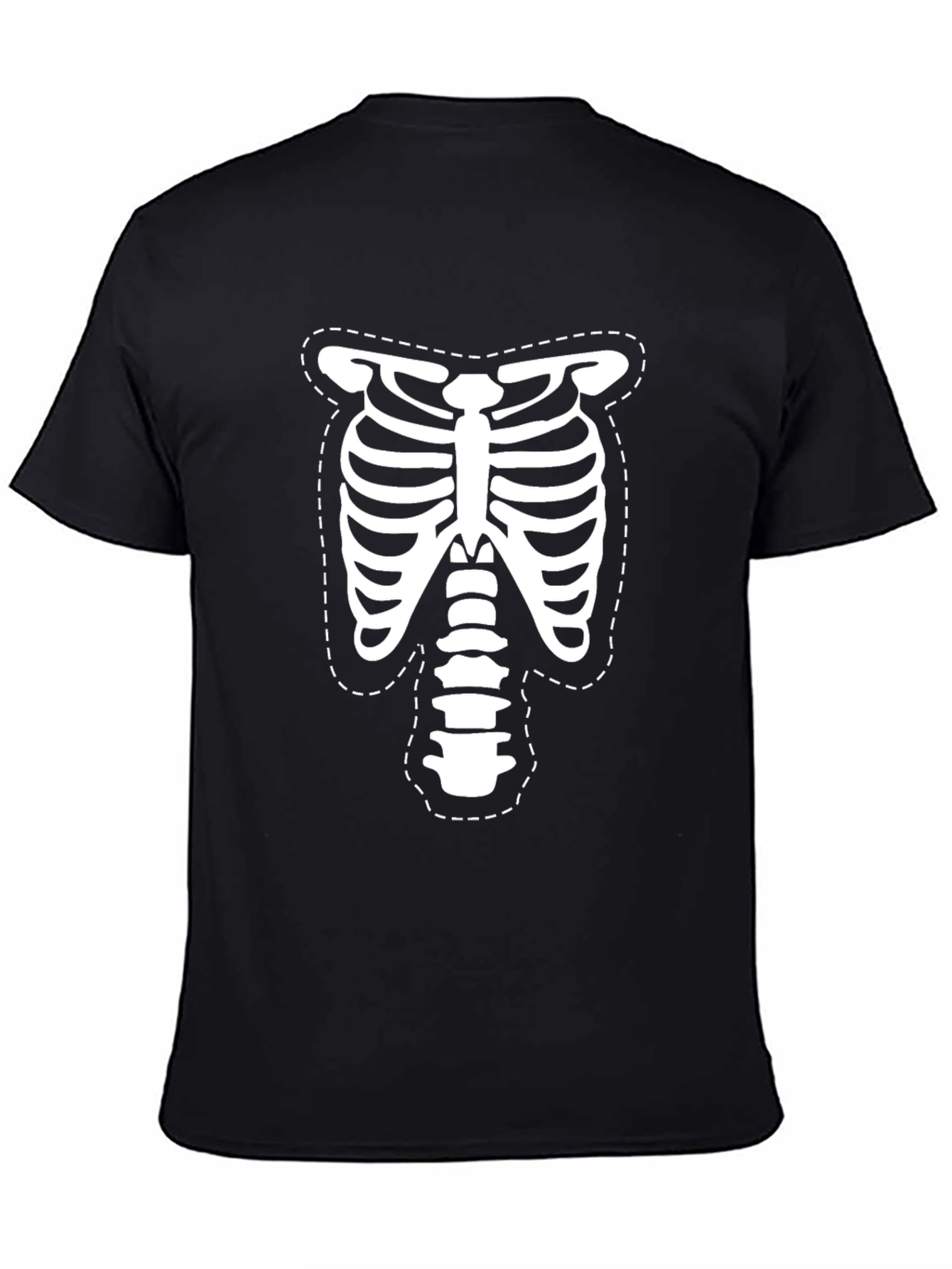 Skeleton Ribcage T-Shirt - Halloween Costume Tee