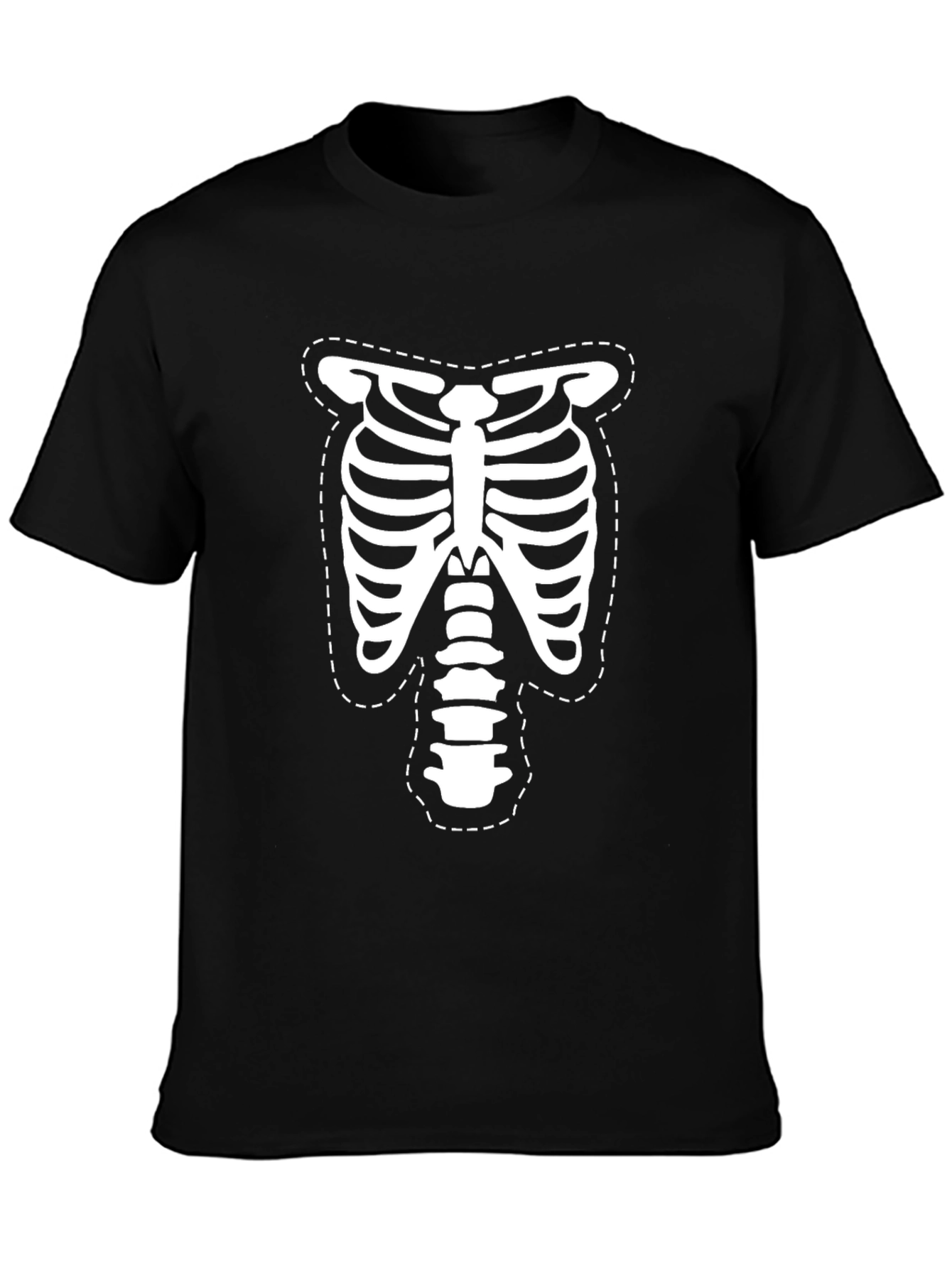 Skeleton Ribcage T-Shirt - Halloween Costume Tee