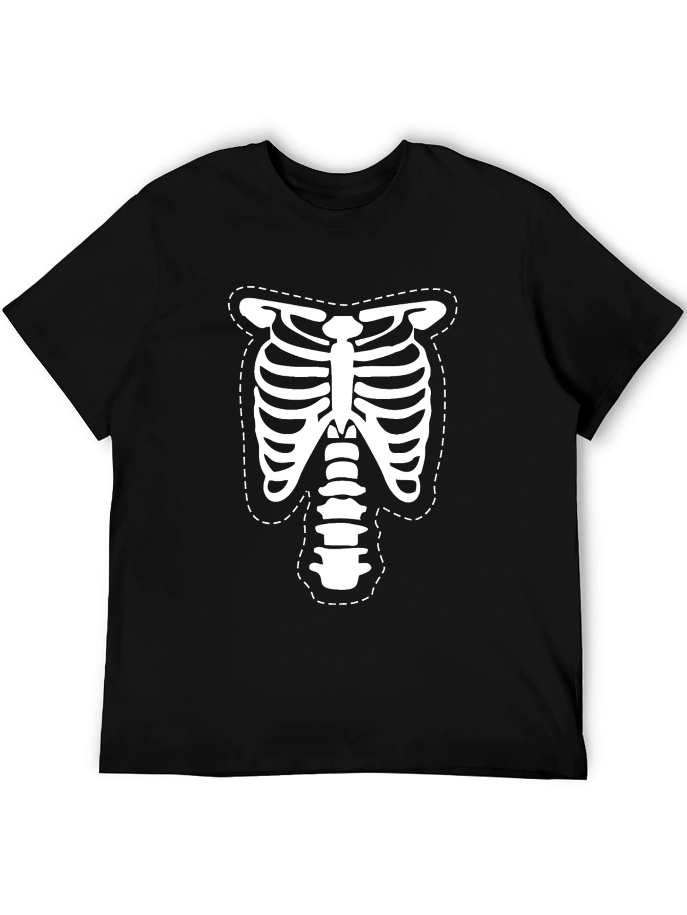 Skeleton Ribcage T-Shirt - Halloween Costume Tee