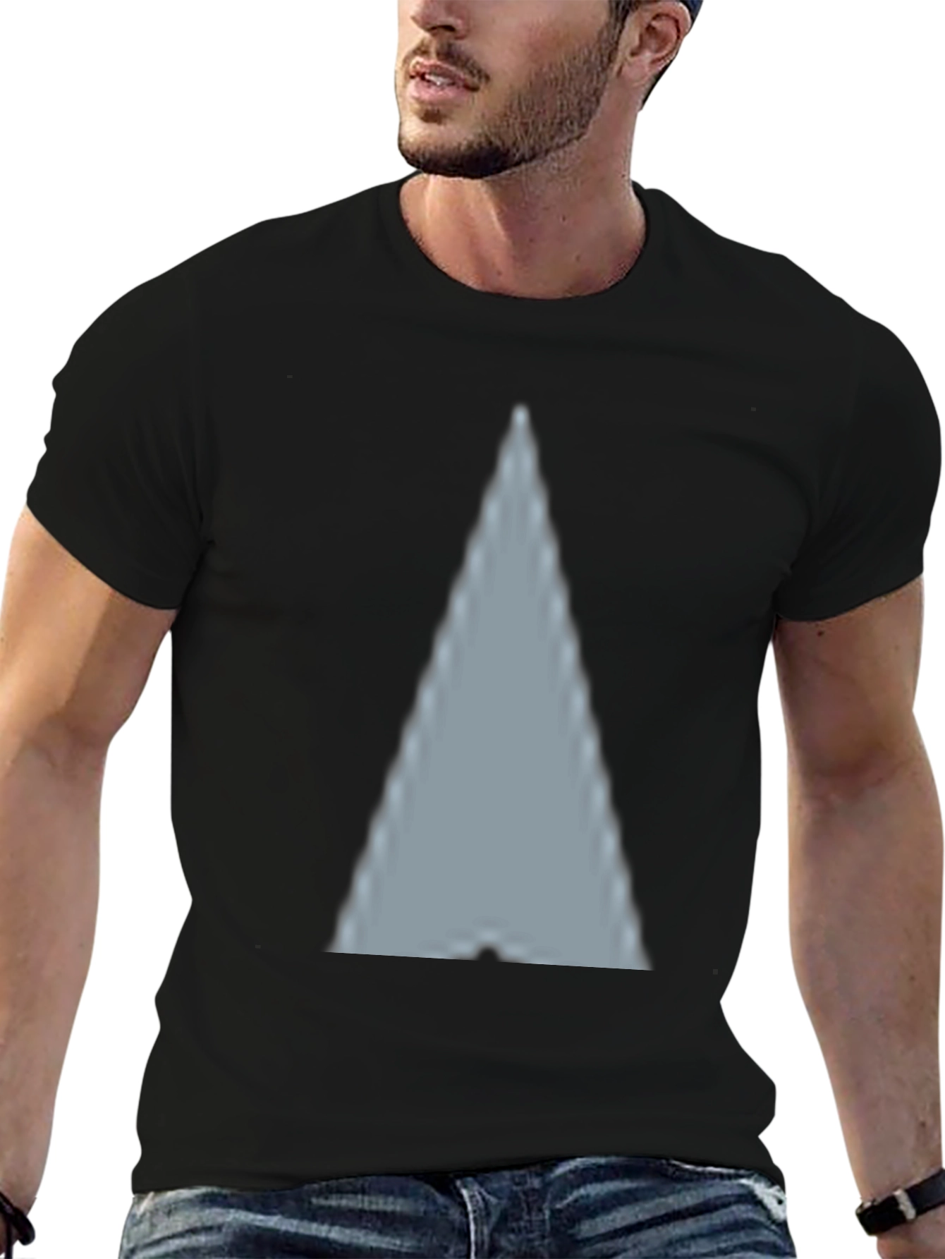 Minimalist Triangle Tee - Modern Style