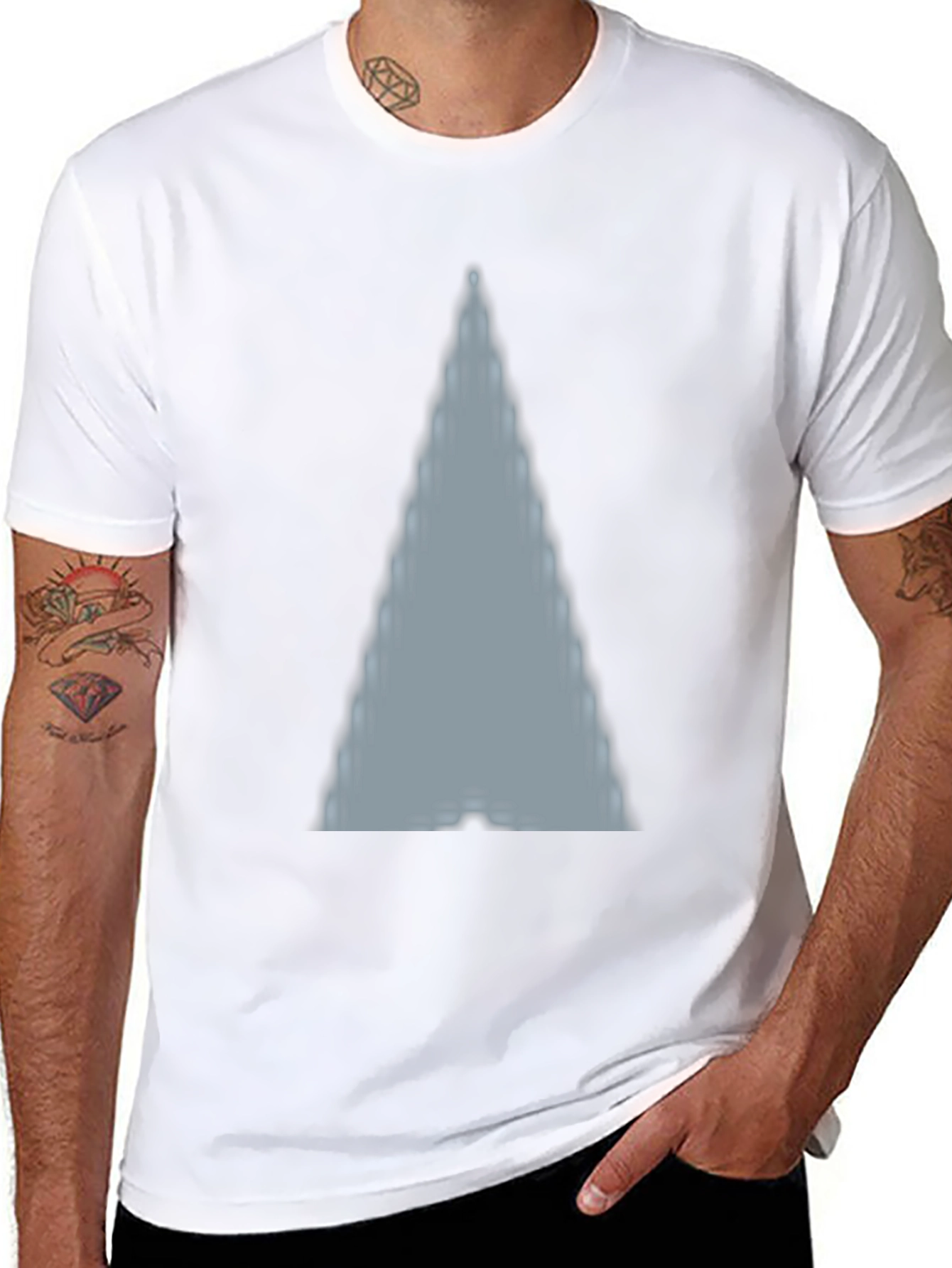 Minimalist Triangle Tee - Modern Style