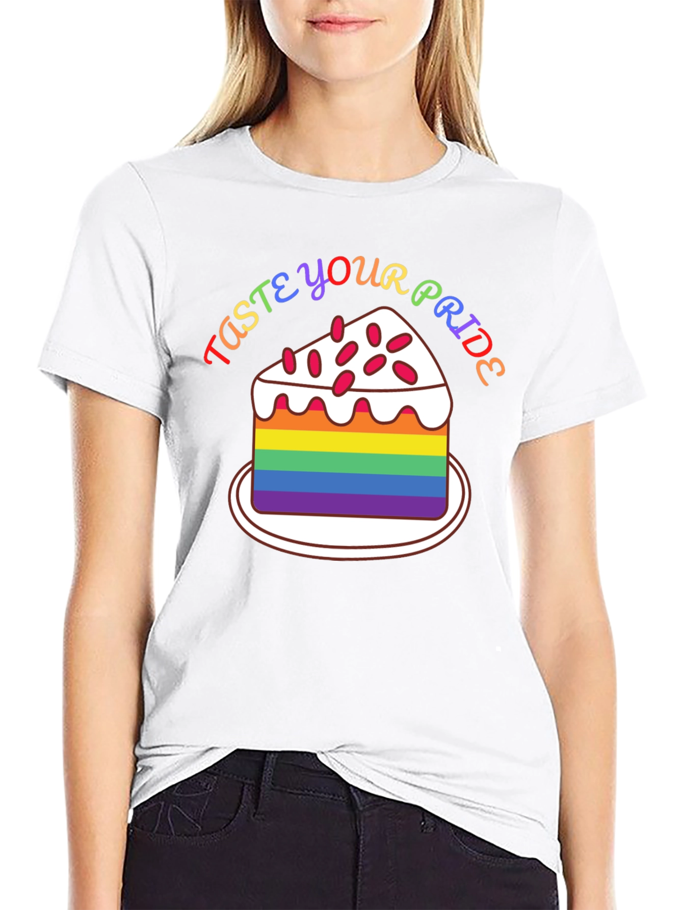 Taste Your Pride Rainbow Cake T-Shirt