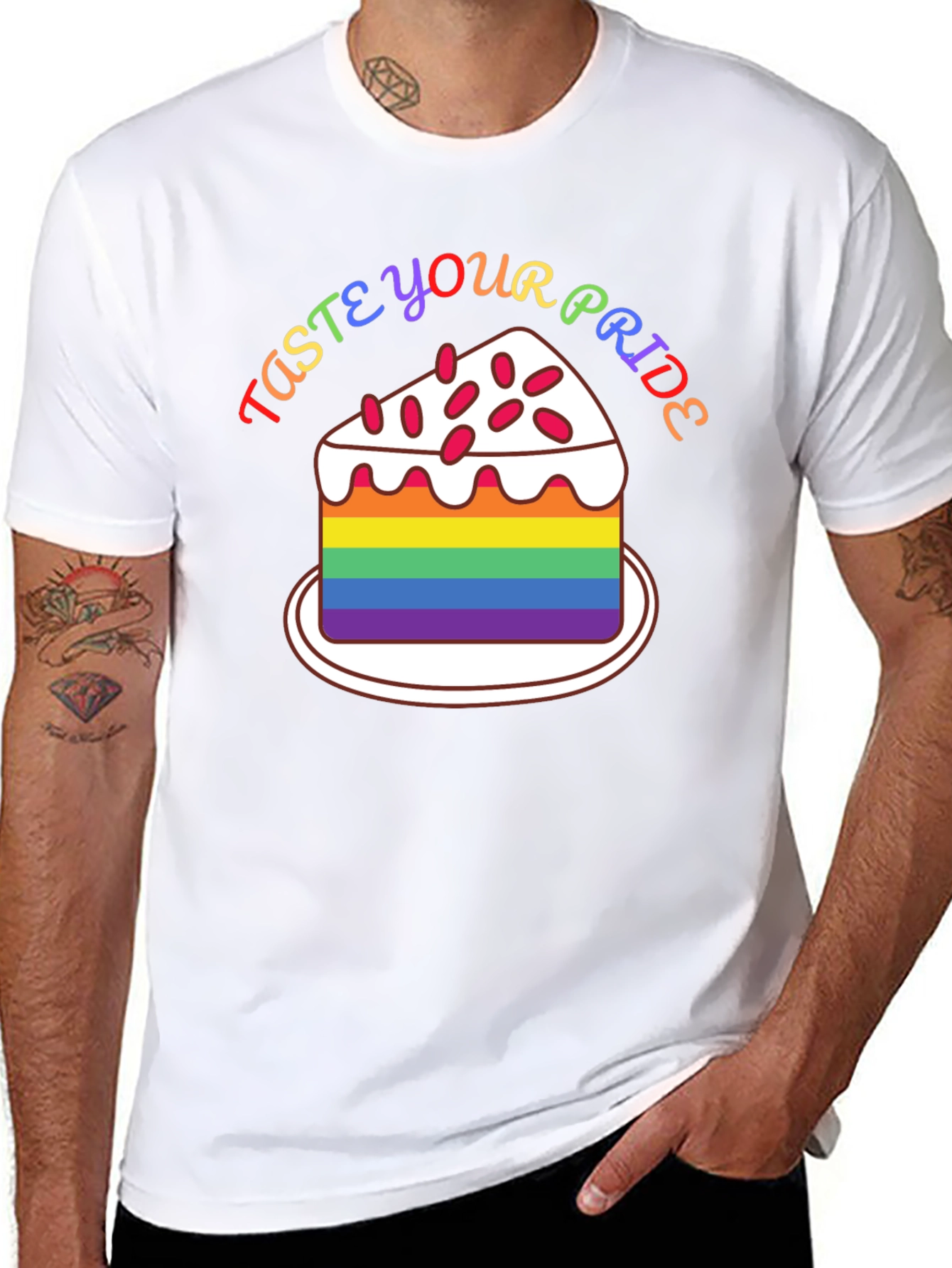 Taste Your Pride Rainbow Cake T-Shirt