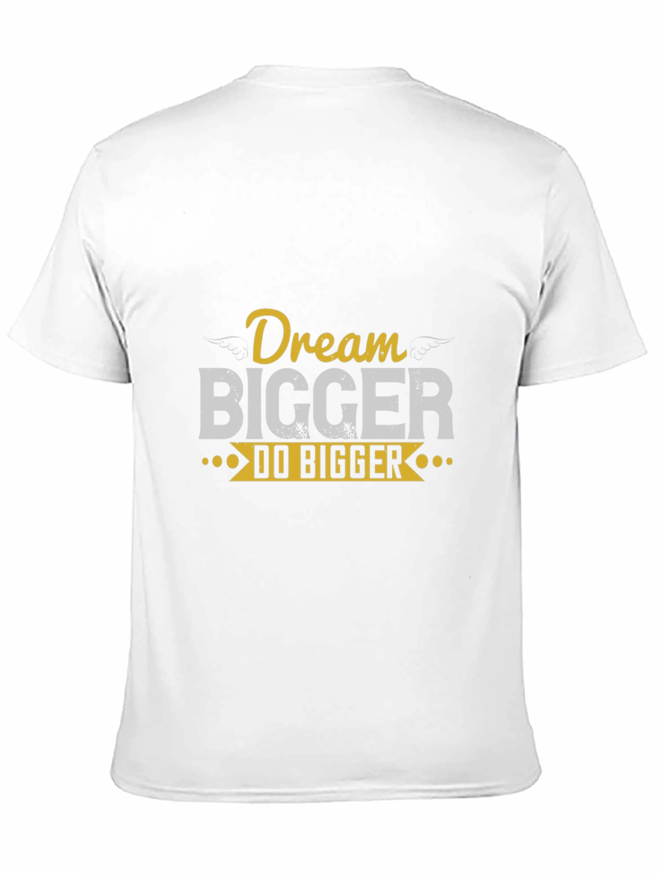 Dream Bigger Graphic Tee - Black Cotton Blend