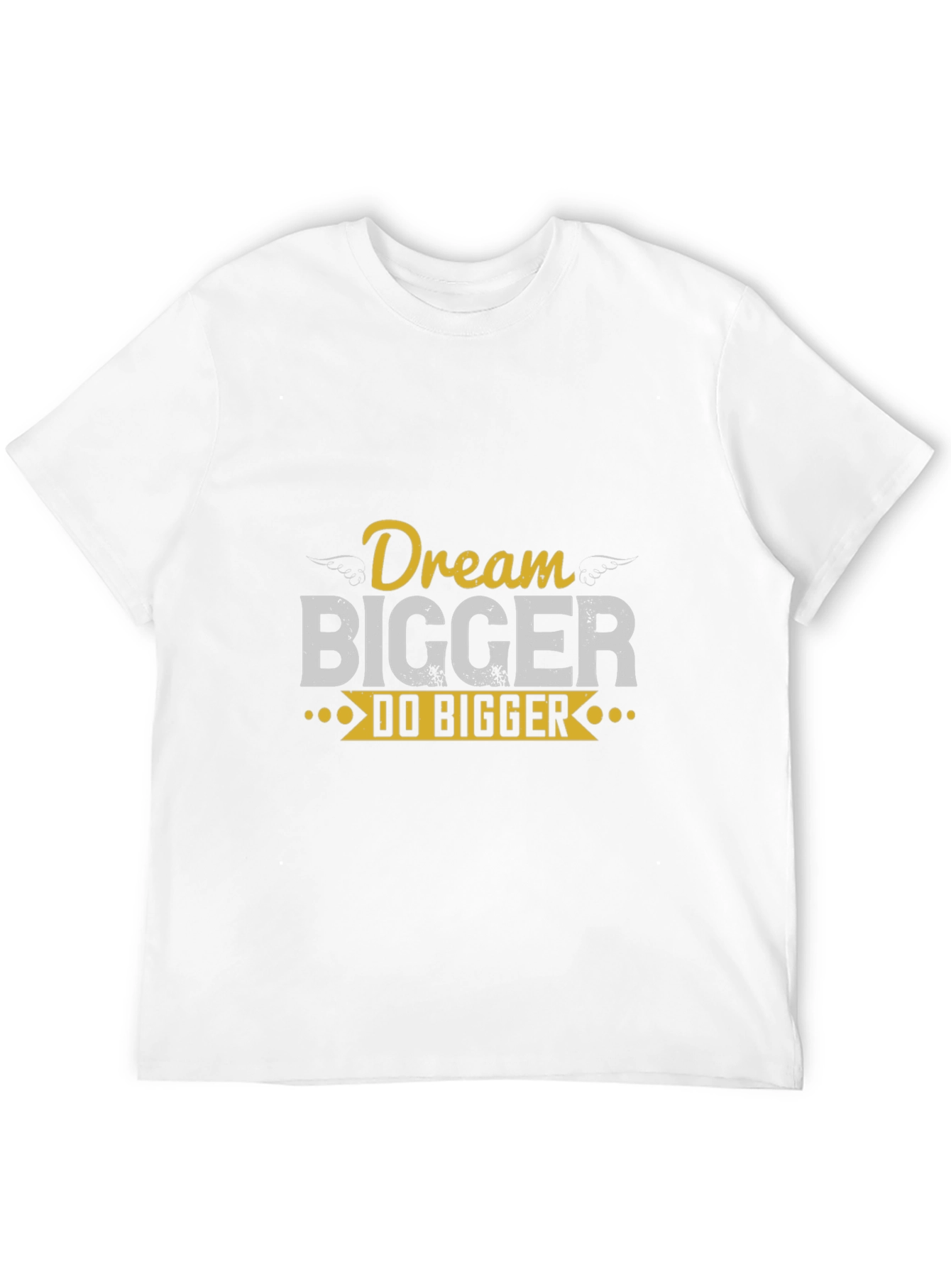 Dream Bigger Graphic Tee - Black Cotton Blend
