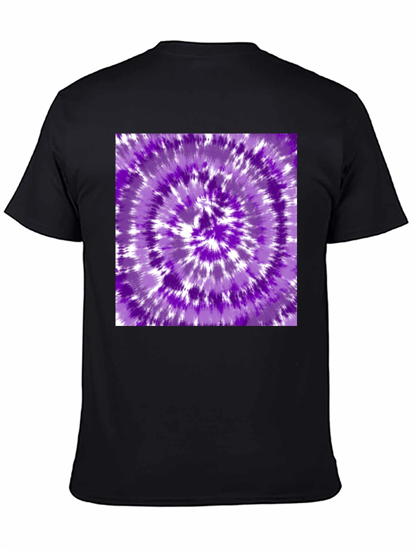 Purple Tie-Dye Graphic Tee - Stylish Casual Wear
