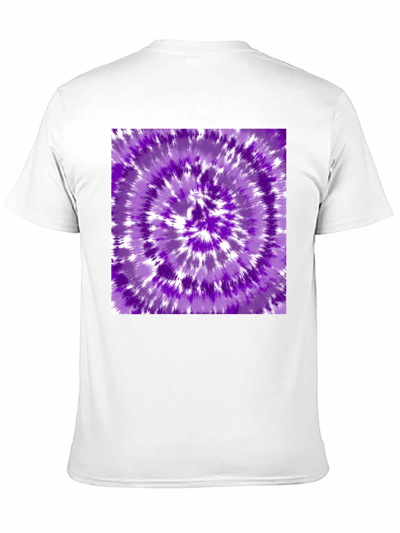 Purple Tie-Dye Graphic Tee - Stylish Casual Wear