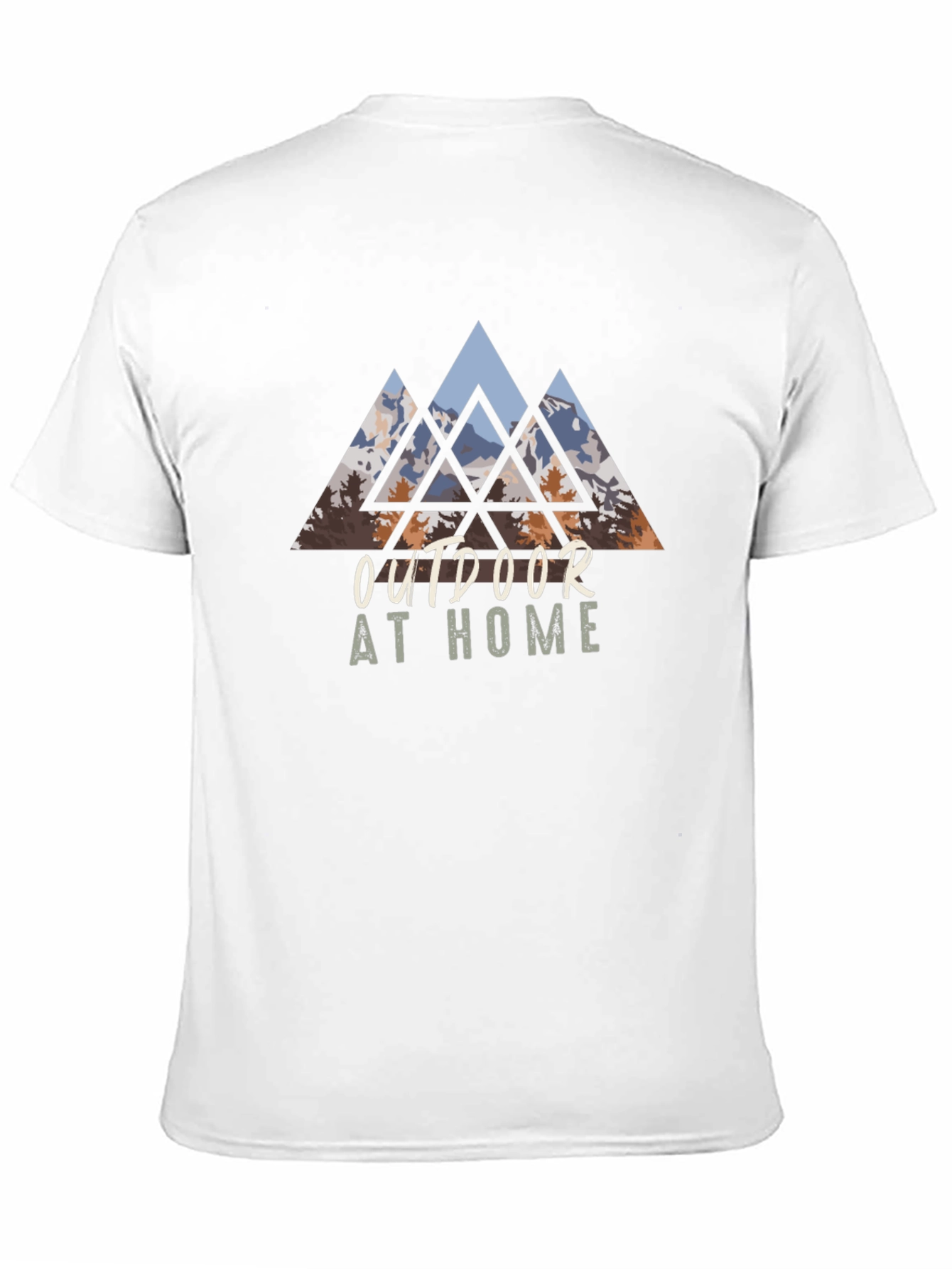 Outdoor At Home Graphic Tee - Black