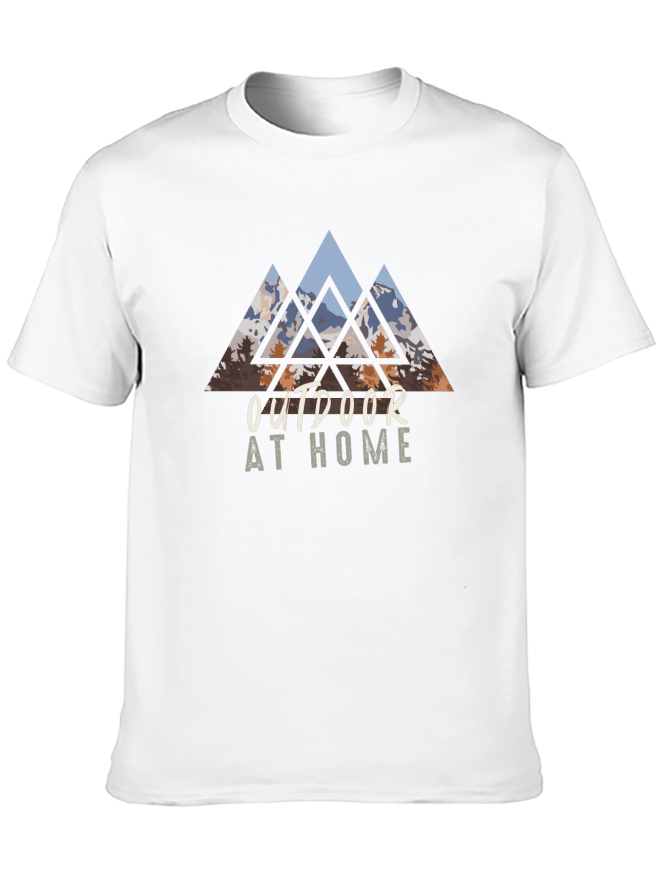 Outdoor At Home Graphic Tee - Black