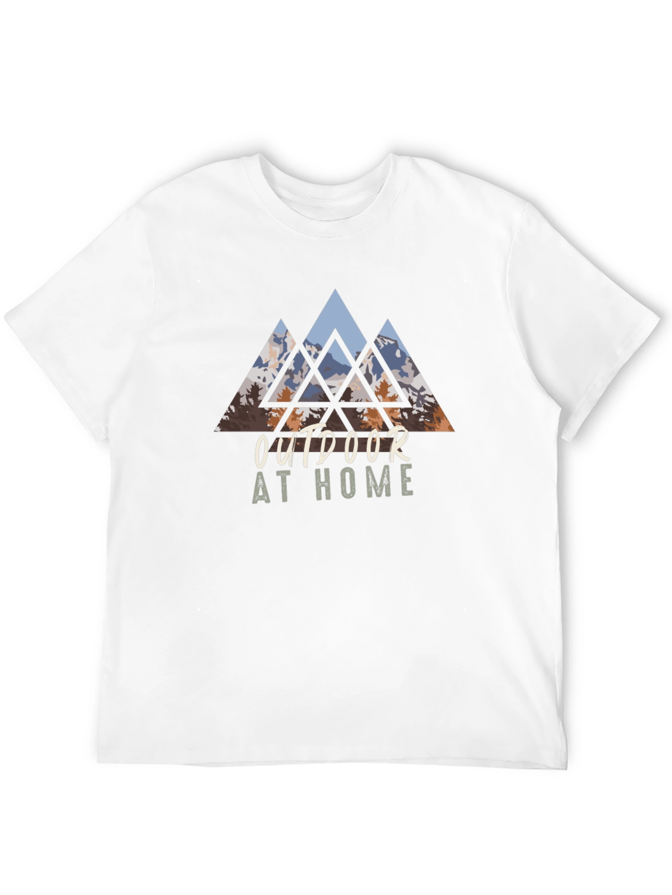 Outdoor At Home Graphic Tee - Black