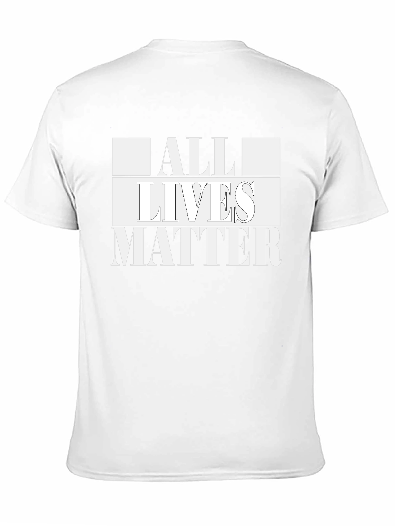 All Lives Matter Graphic Tee - Bold Statement Shirt