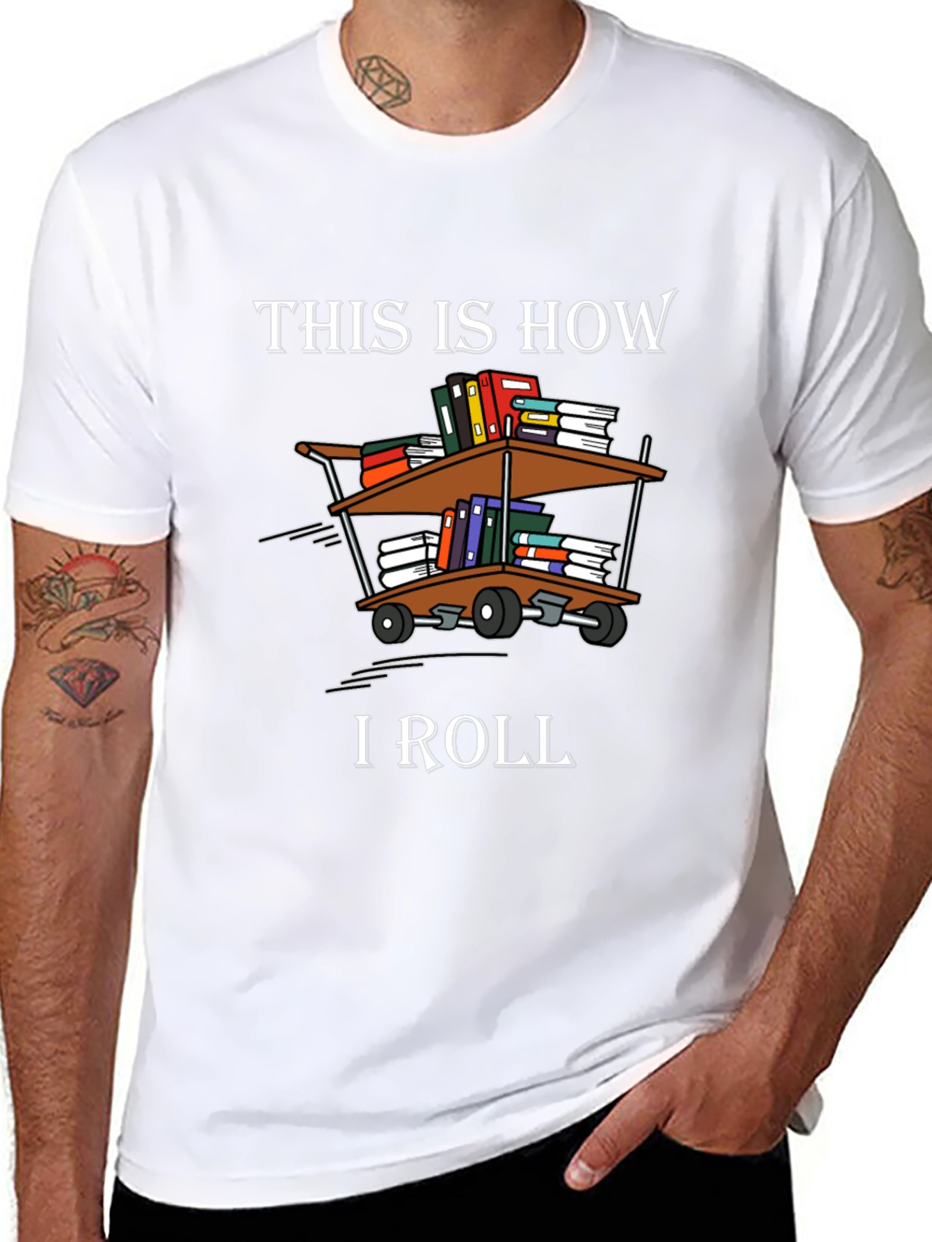 This is How I Roll Books T-Shirt
