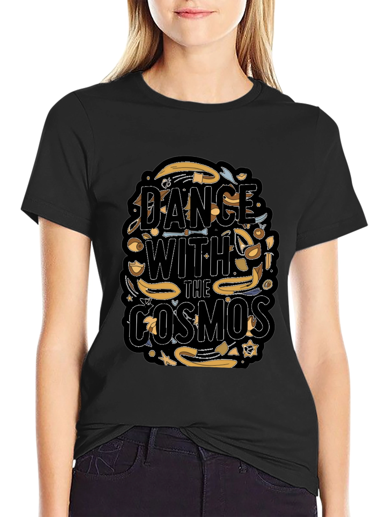Dance With The Cosmos Graphic T-Shirt