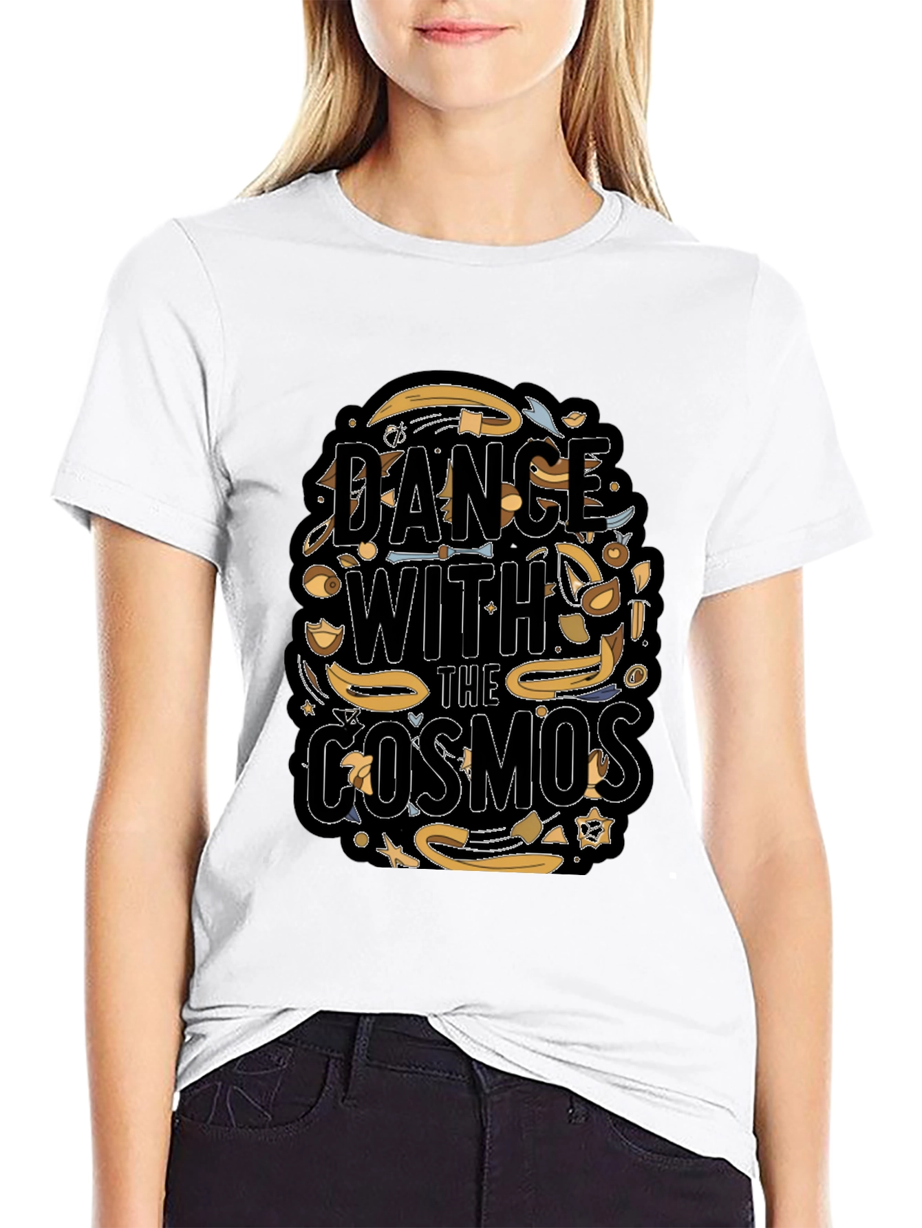 Dance With The Cosmos Graphic T-Shirt