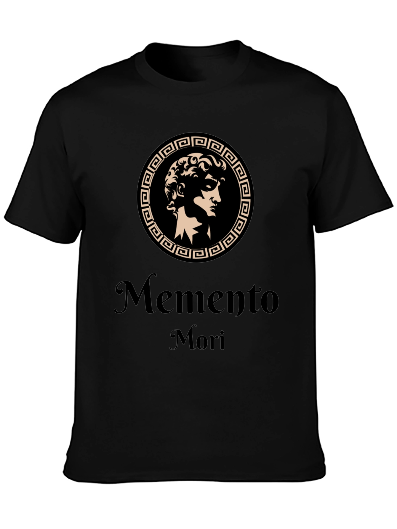Memento Mori Graphic Tee - Ancient Greek Design