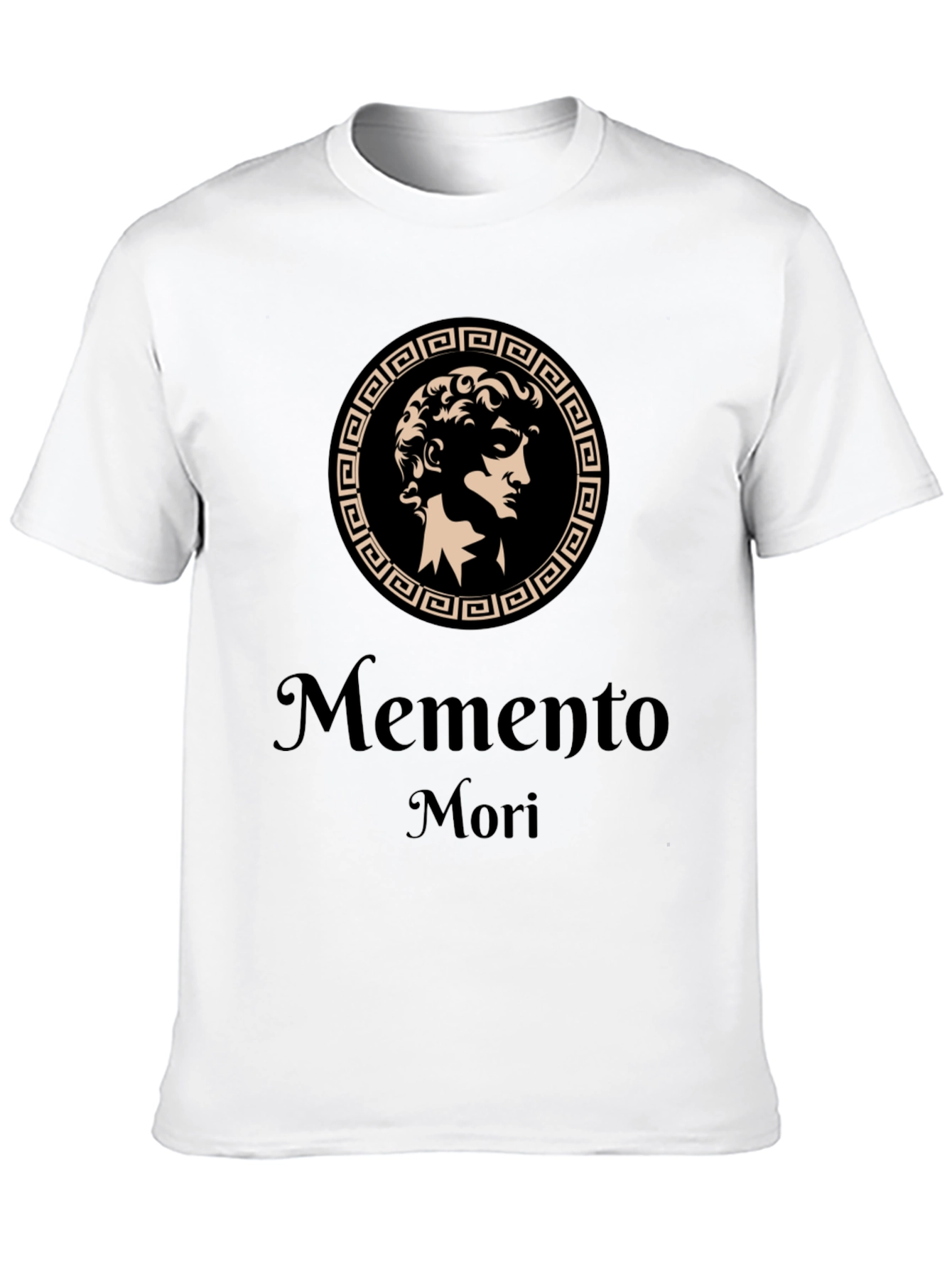 Memento Mori Graphic Tee - Ancient Greek Design