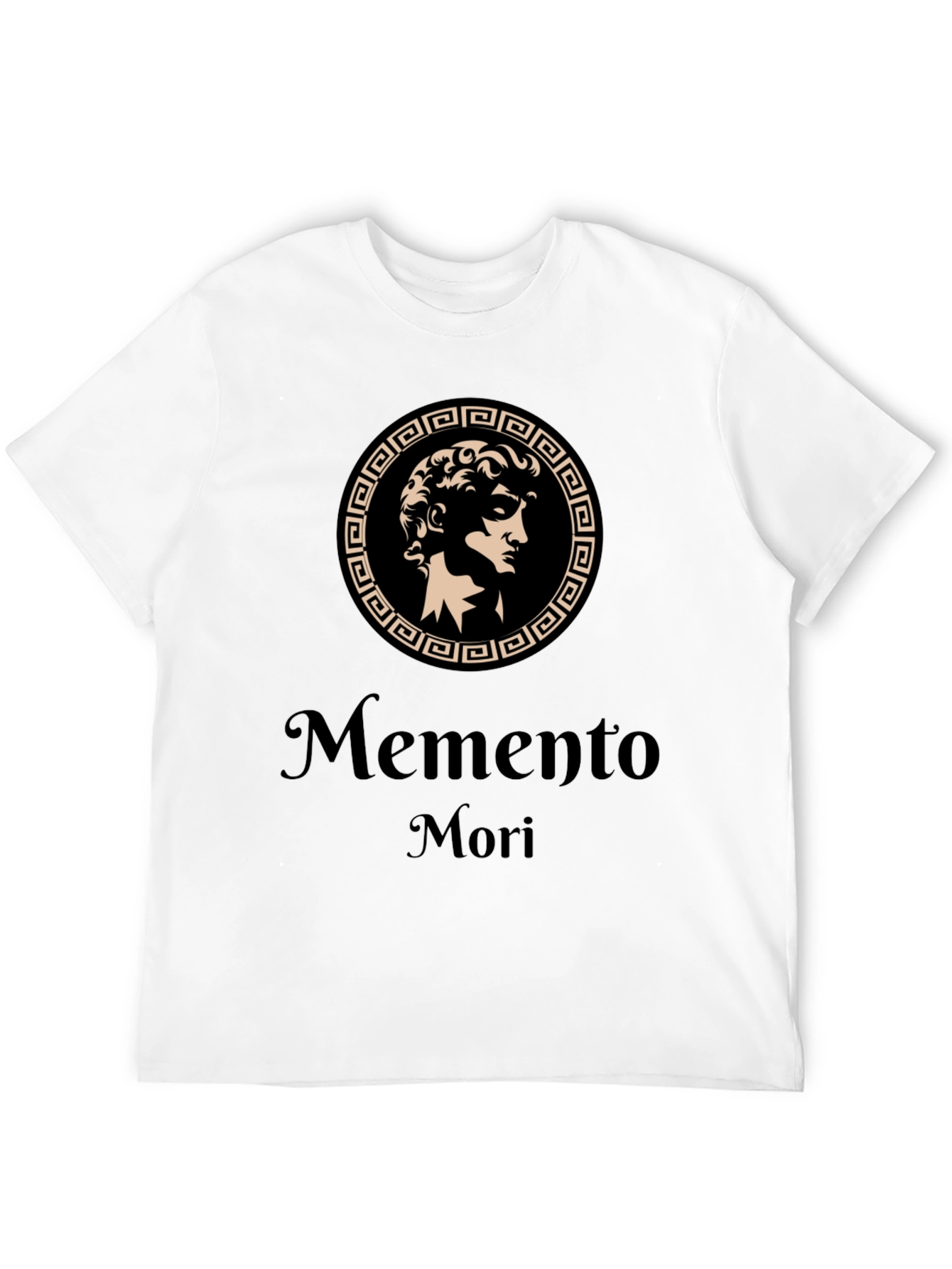 Memento Mori Graphic Tee - Ancient Greek Design