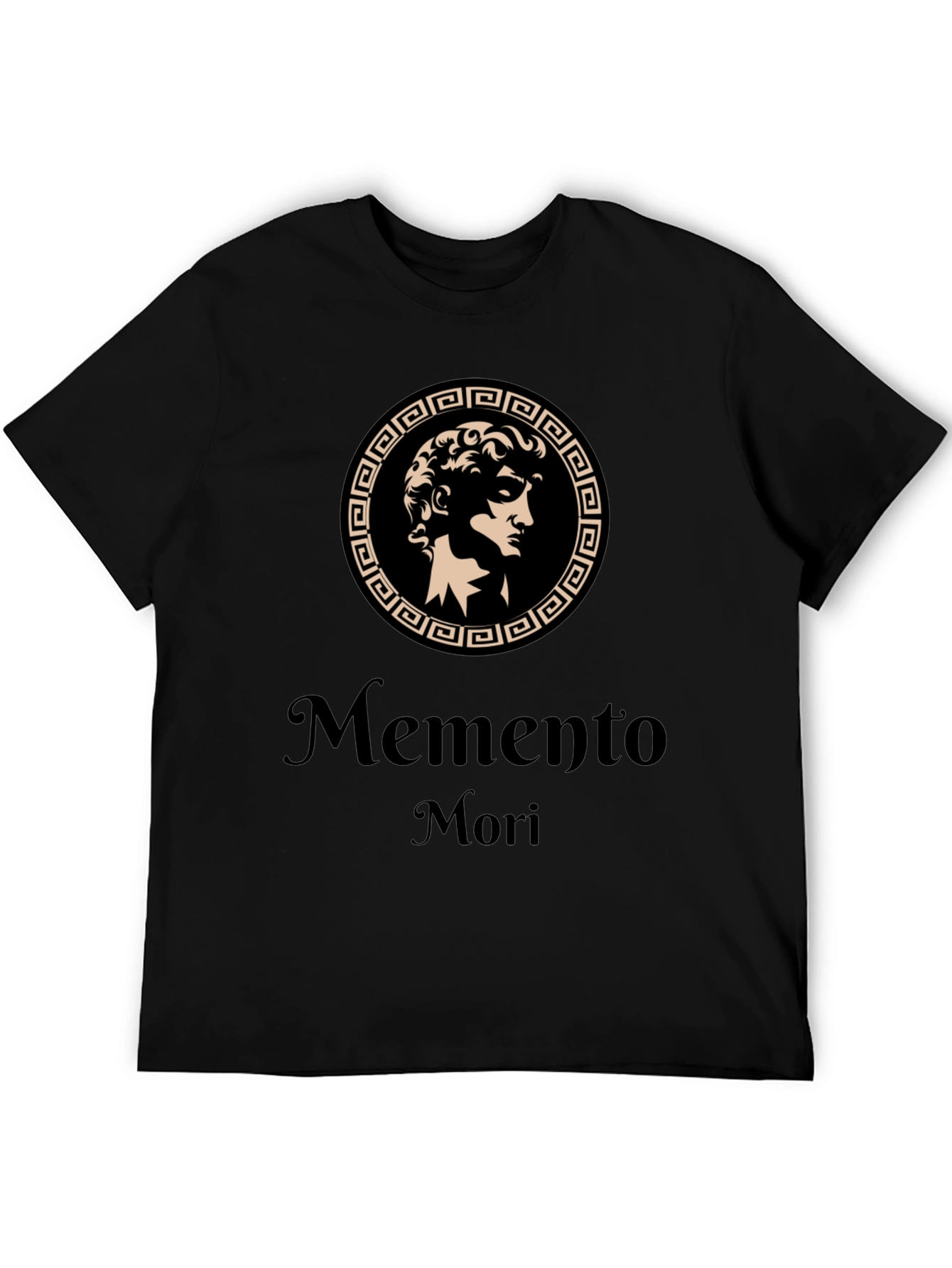 Memento Mori Graphic Tee - Ancient Greek Design