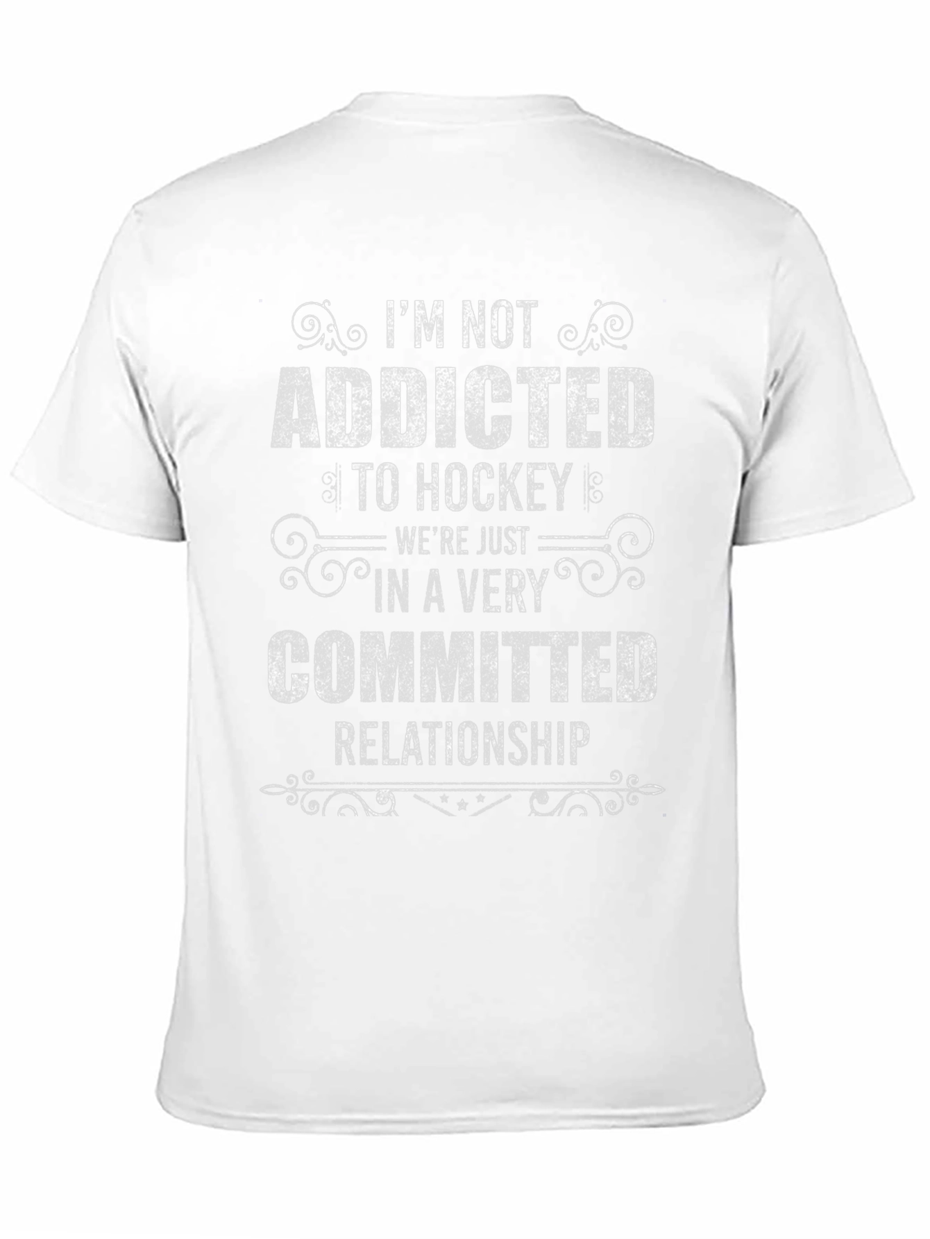 Hockey Addicted T-Shirt - Committed Relationship Tee