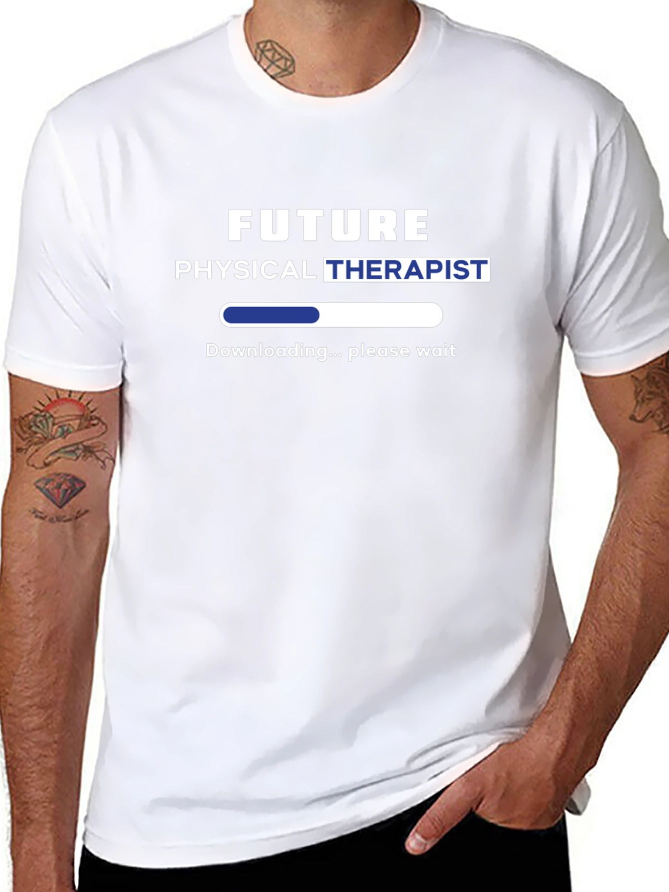 Future Physical Therapist Loading T-Shirt - Black