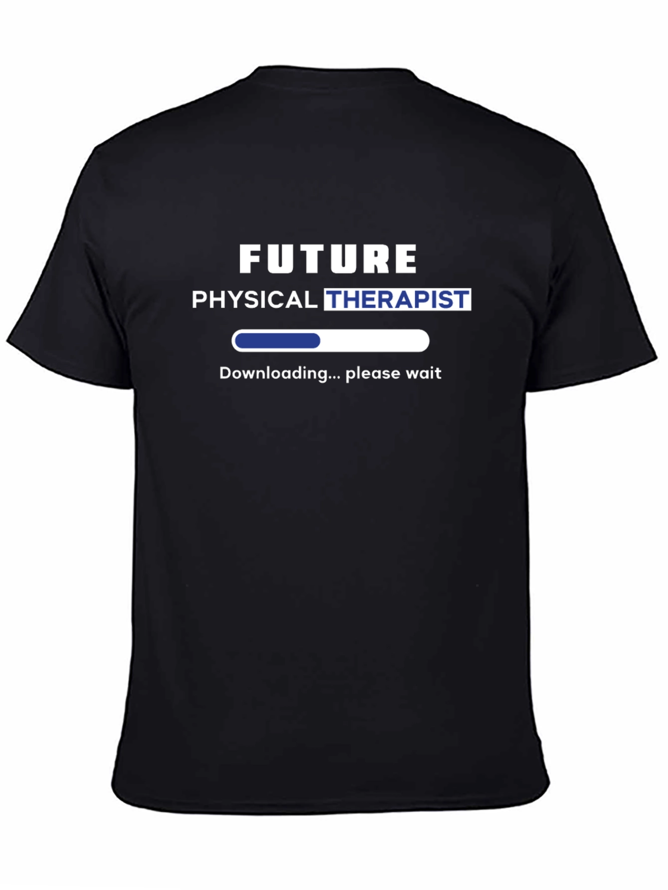 Future Physical Therapist Loading T-Shirt - Black