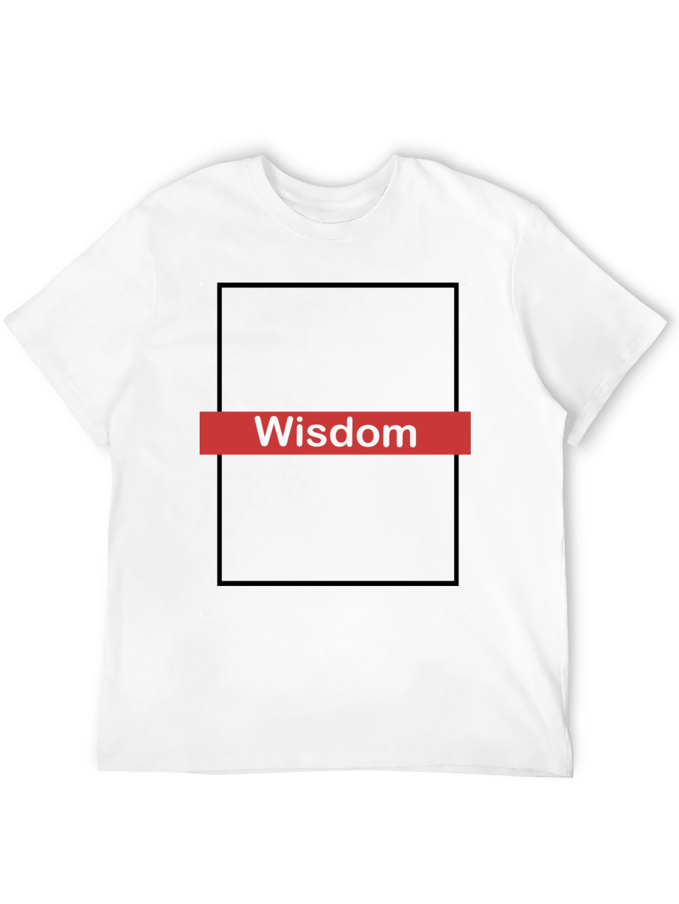 Wisdom Tee - Black Graphic Print T-Shirt