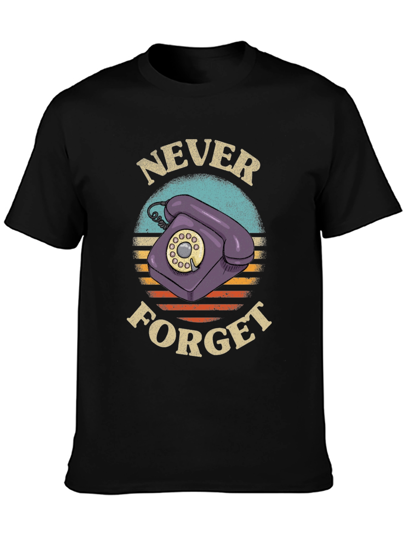 Retro Never Forget Phone T-Shirt
