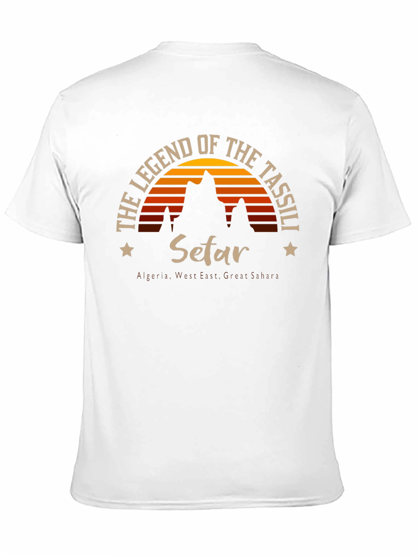 Legend of Tassili Setar Black T-Shirt