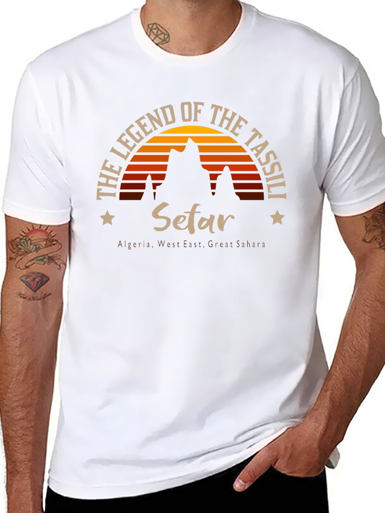 Legend of Tassili Setar Black T-Shirt