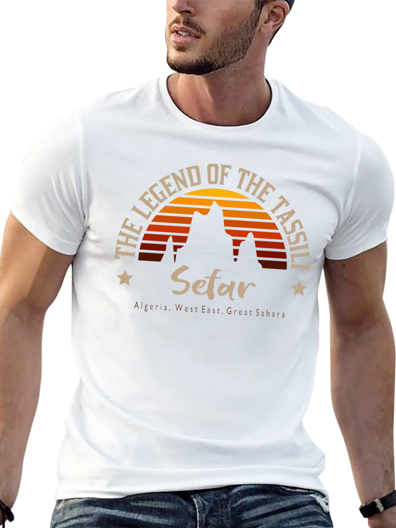 Legend of Tassili Setar Black T-Shirt