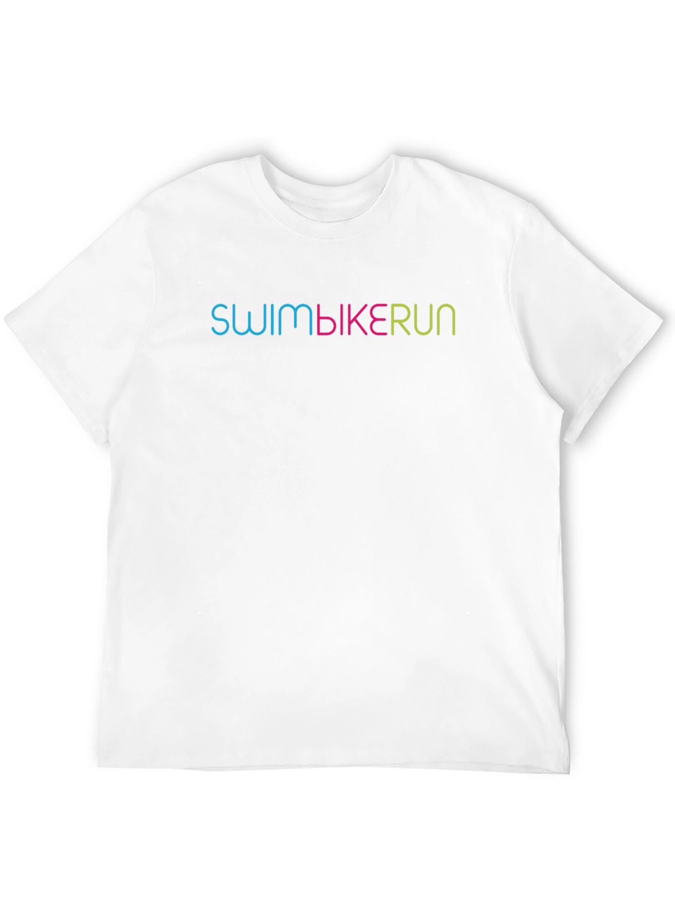 Swim Bike Run Black T-Shirt