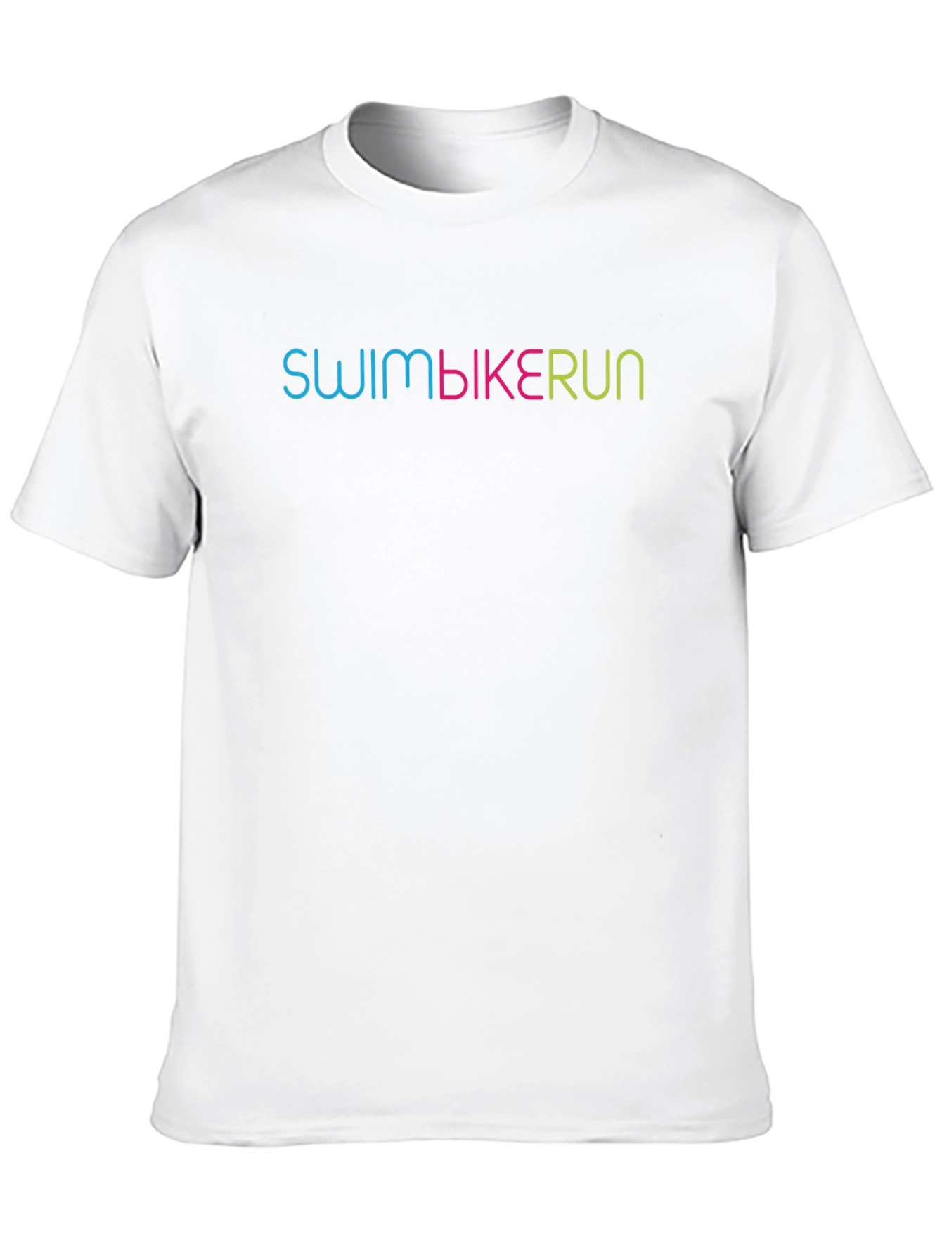 Swim Bike Run Black T-Shirt