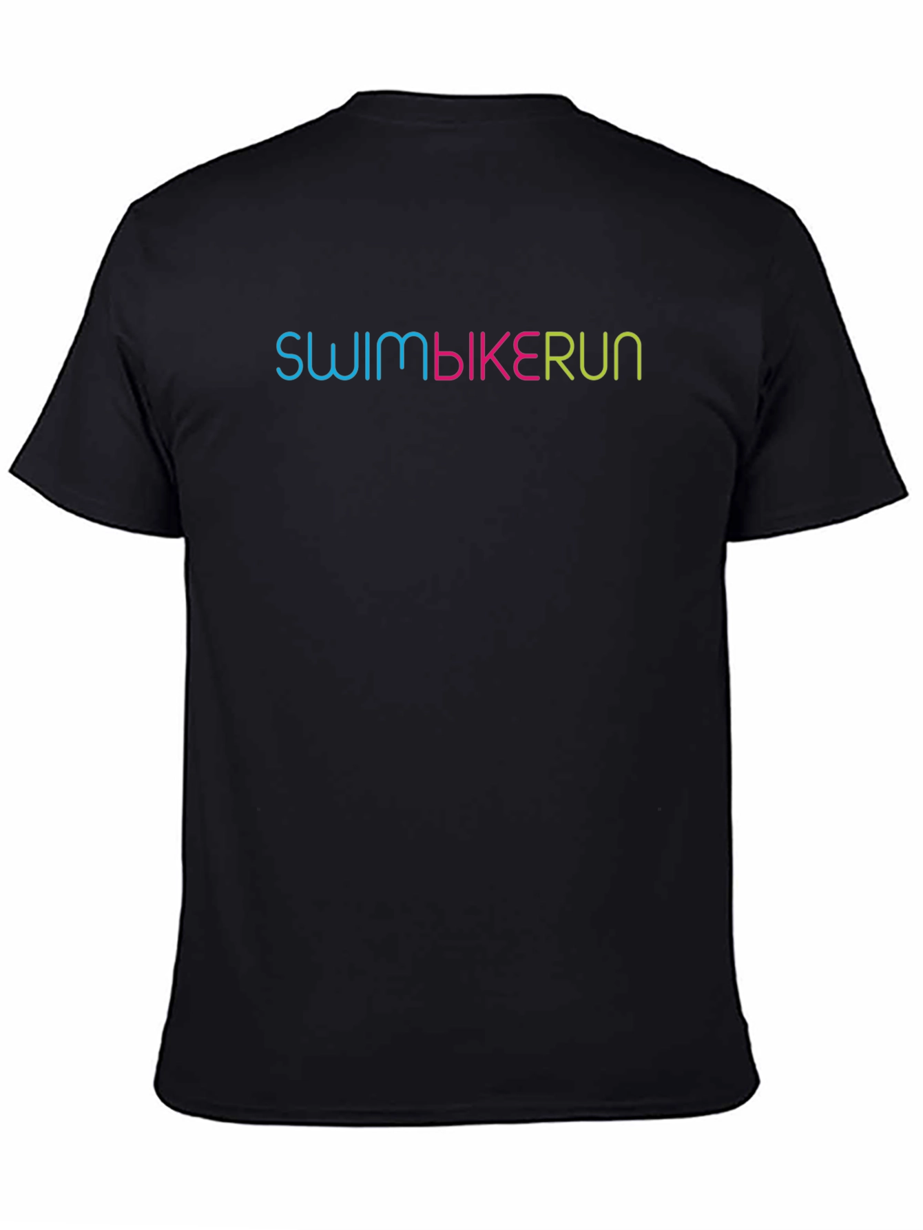 Swim Bike Run Black T-Shirt