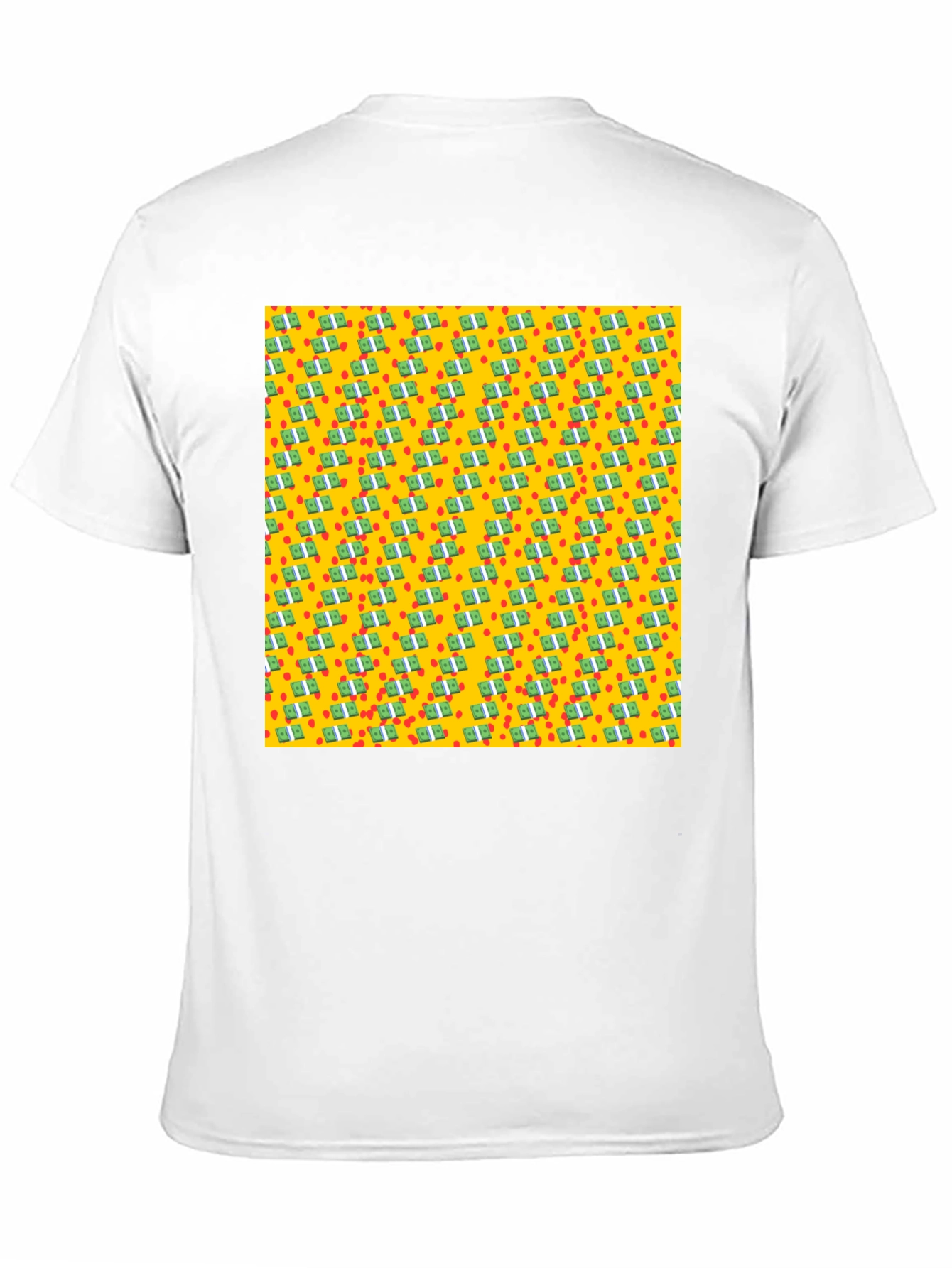 Money Pattern Black T-Shirt - Unique Graphic Tee