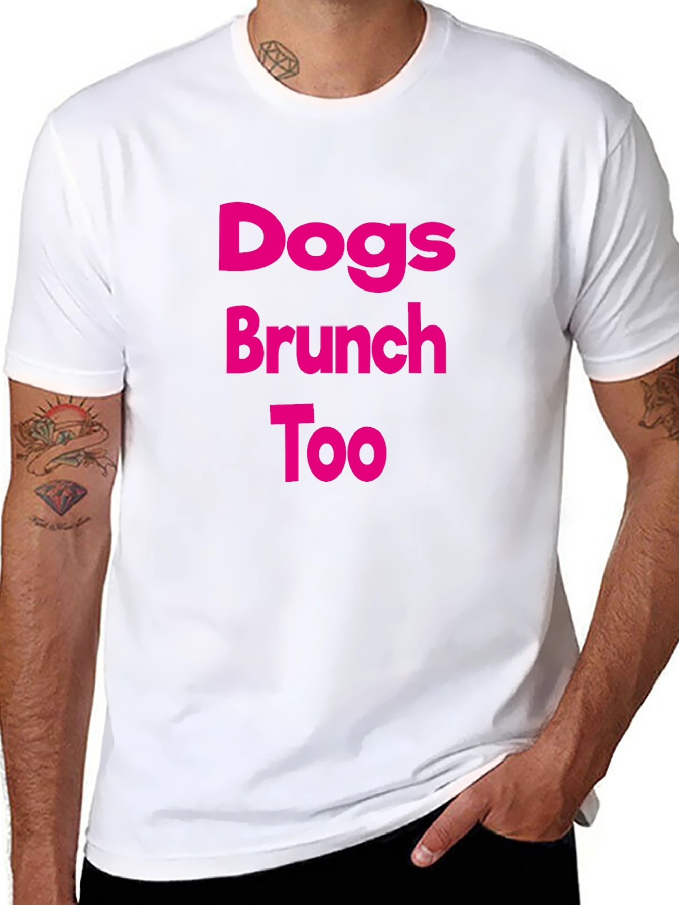 Dogs Brunch Too T-Shirt Casual Wear