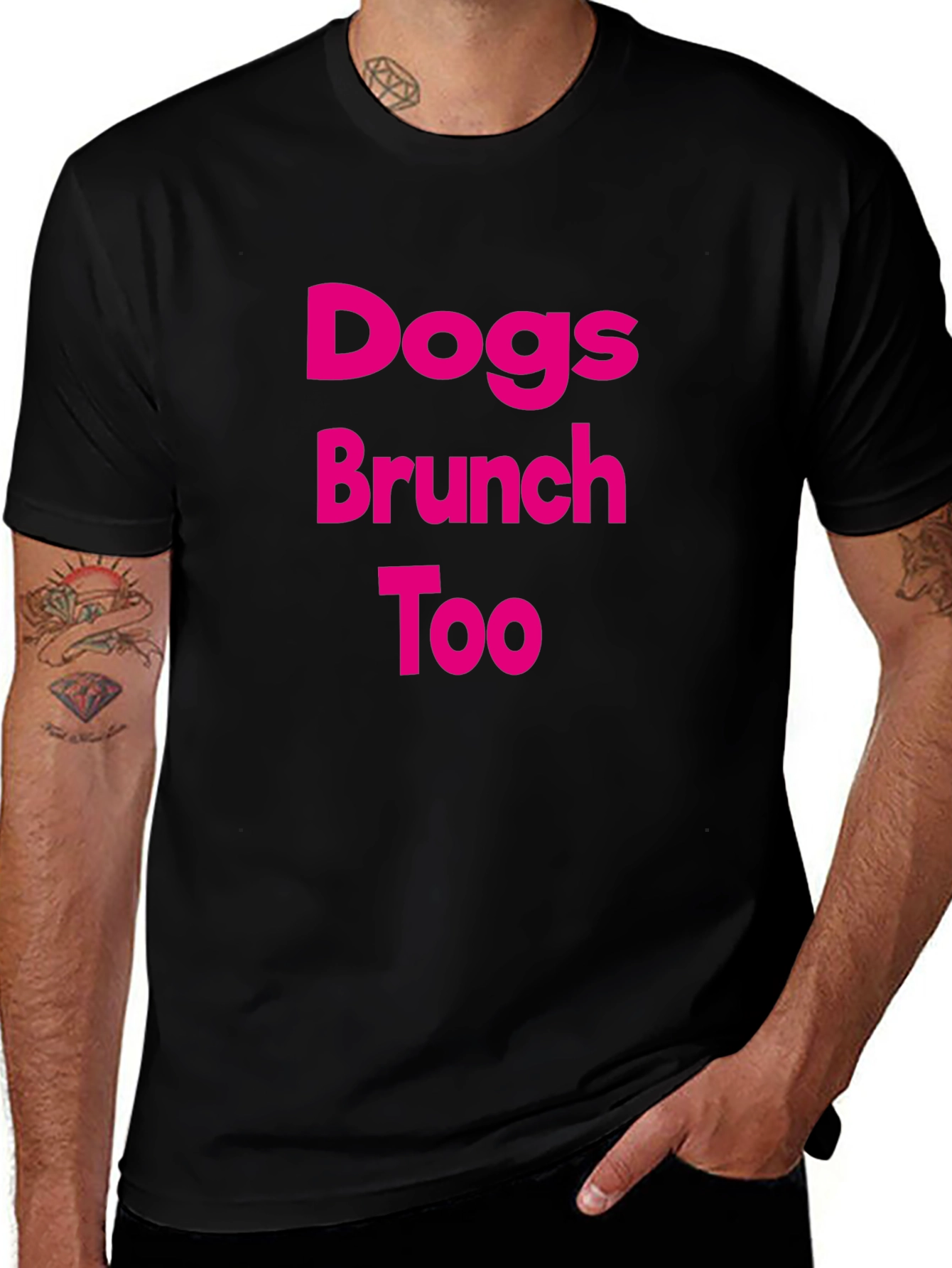 Dogs Brunch Too T-Shirt Casual Wear