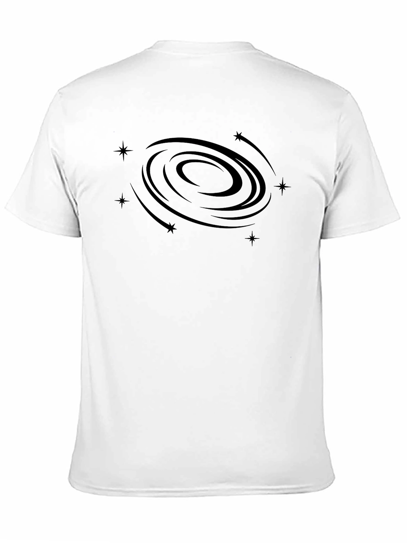 Galaxy Graphic Black T-Shirt