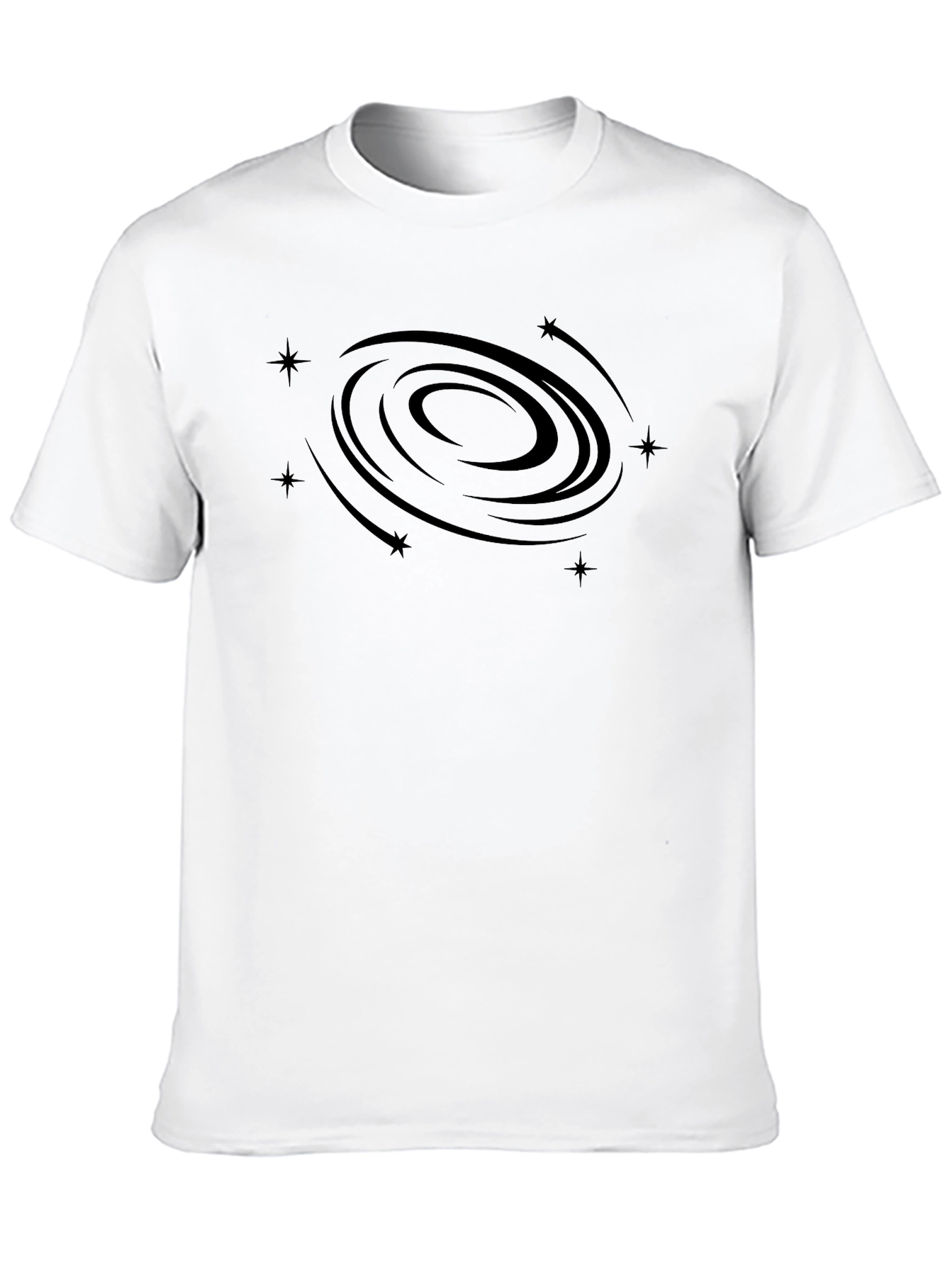 Galaxy Graphic Black T-Shirt