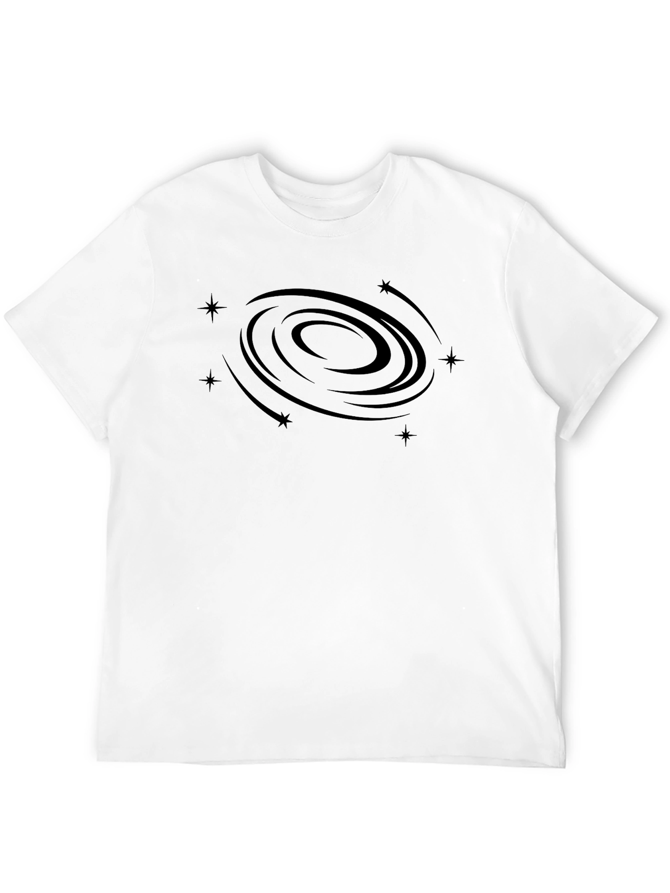 Galaxy Graphic Black T-Shirt