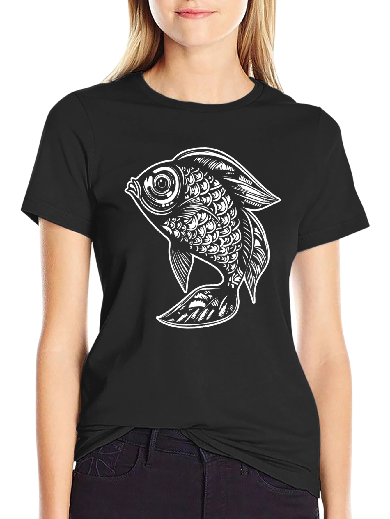 Black Fish Graphic Tee